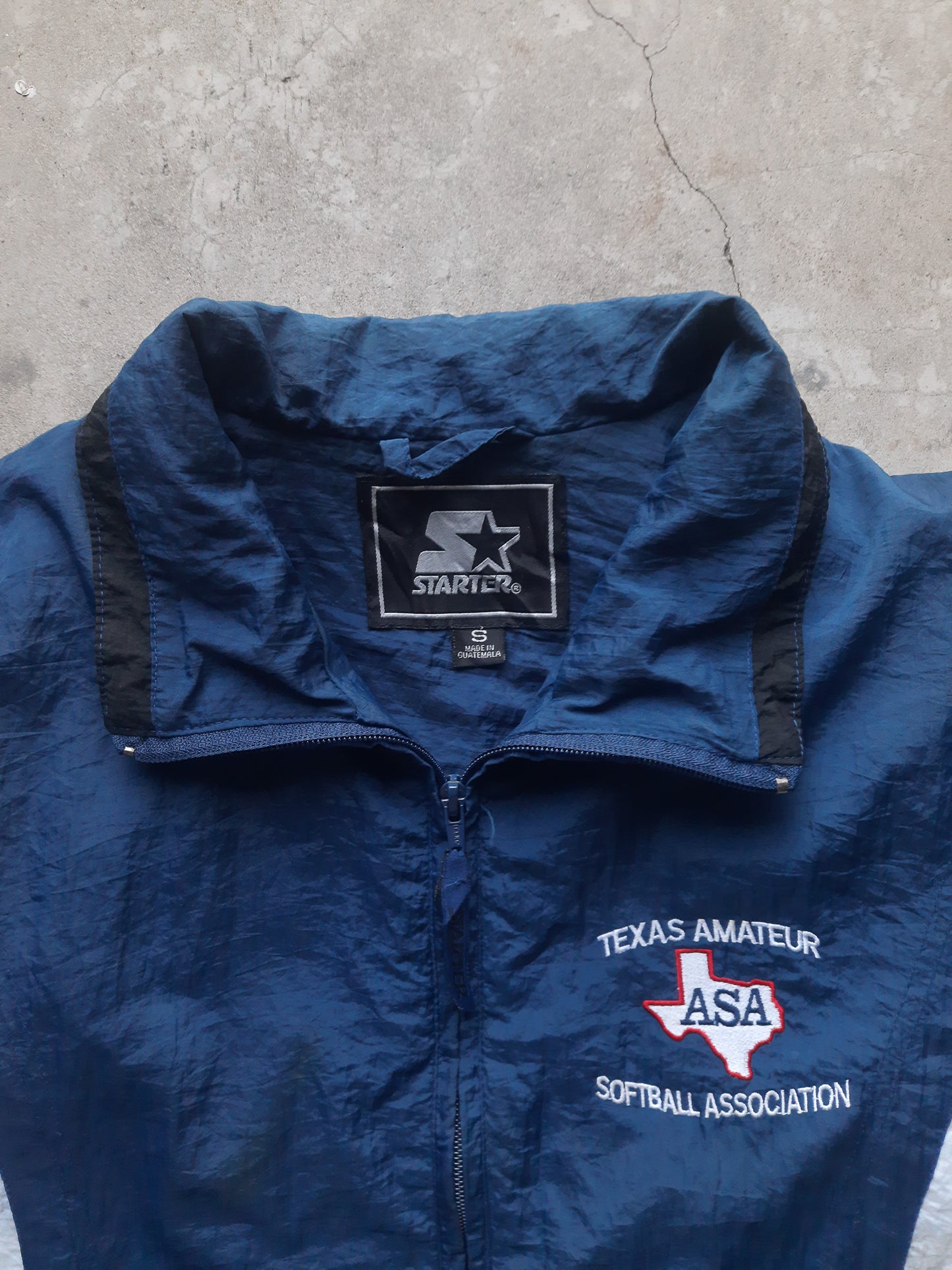 Vintage 90s Starter Texas Amateur Softball Association ACA Windbreaker (S)