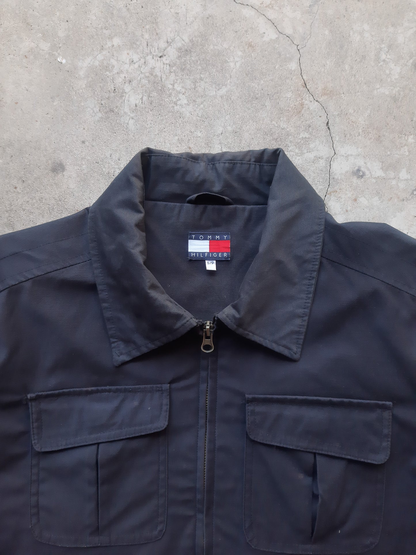 Vintage 90s Tommy Hilfiger Utility Jacket (S)