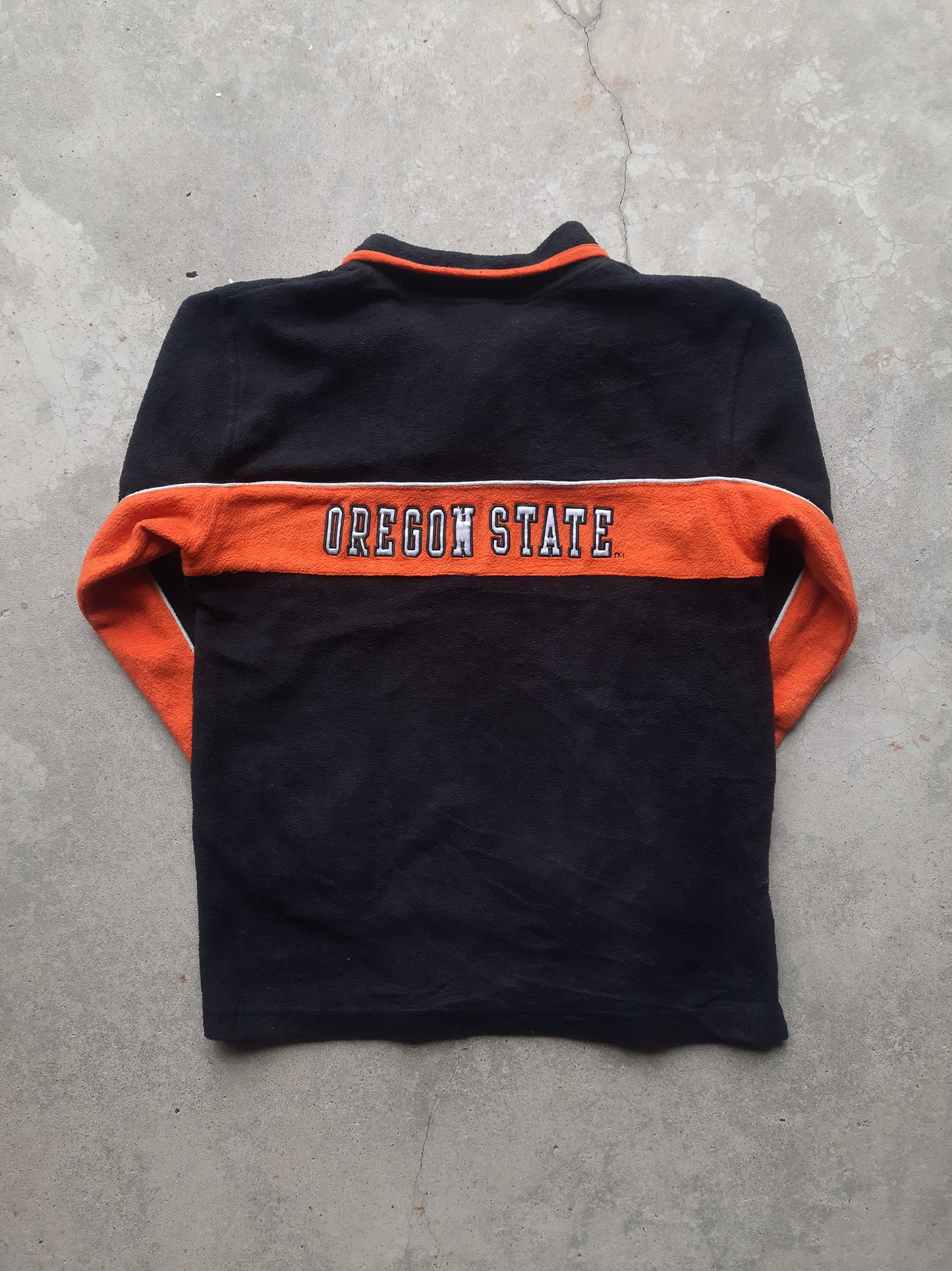 Vintage 90s Nike Team Oregon State Beavers NCAA Oregon State University Quarter Zip Fleece (XS)