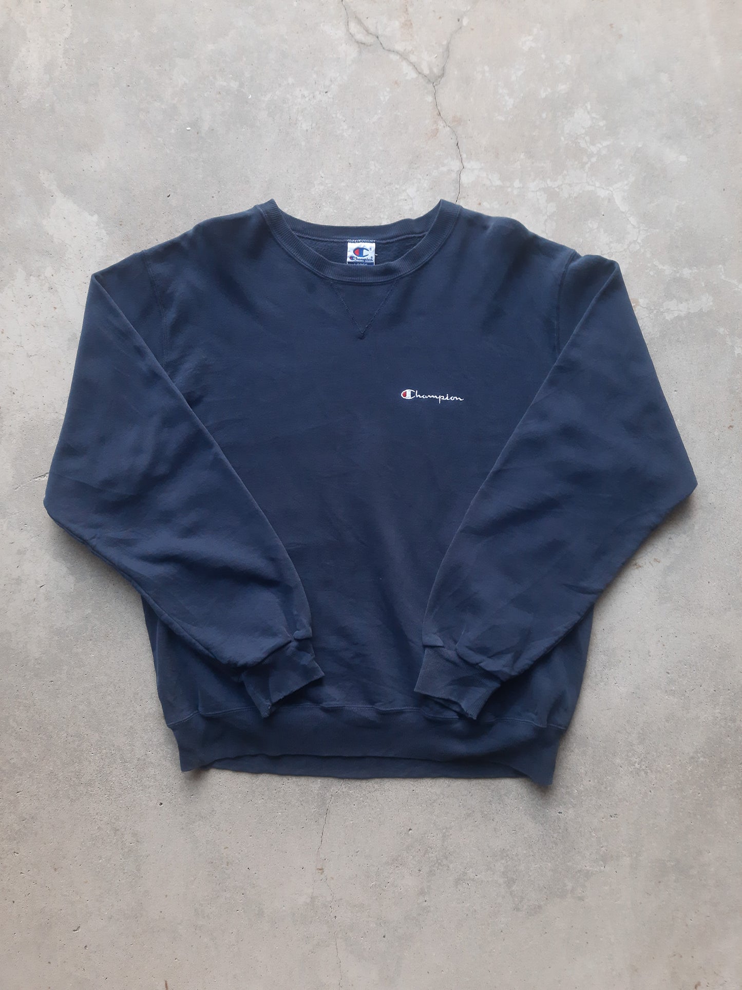 Vintage 90s Champion Embroidered Logo Blank Sweatshirt (L)