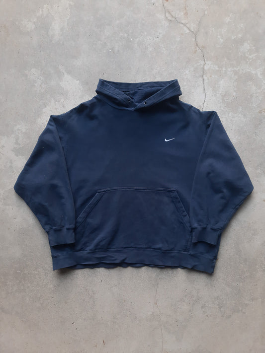 Vintage 00s Nike Embroidered Small Swoosh Hoodie (L)