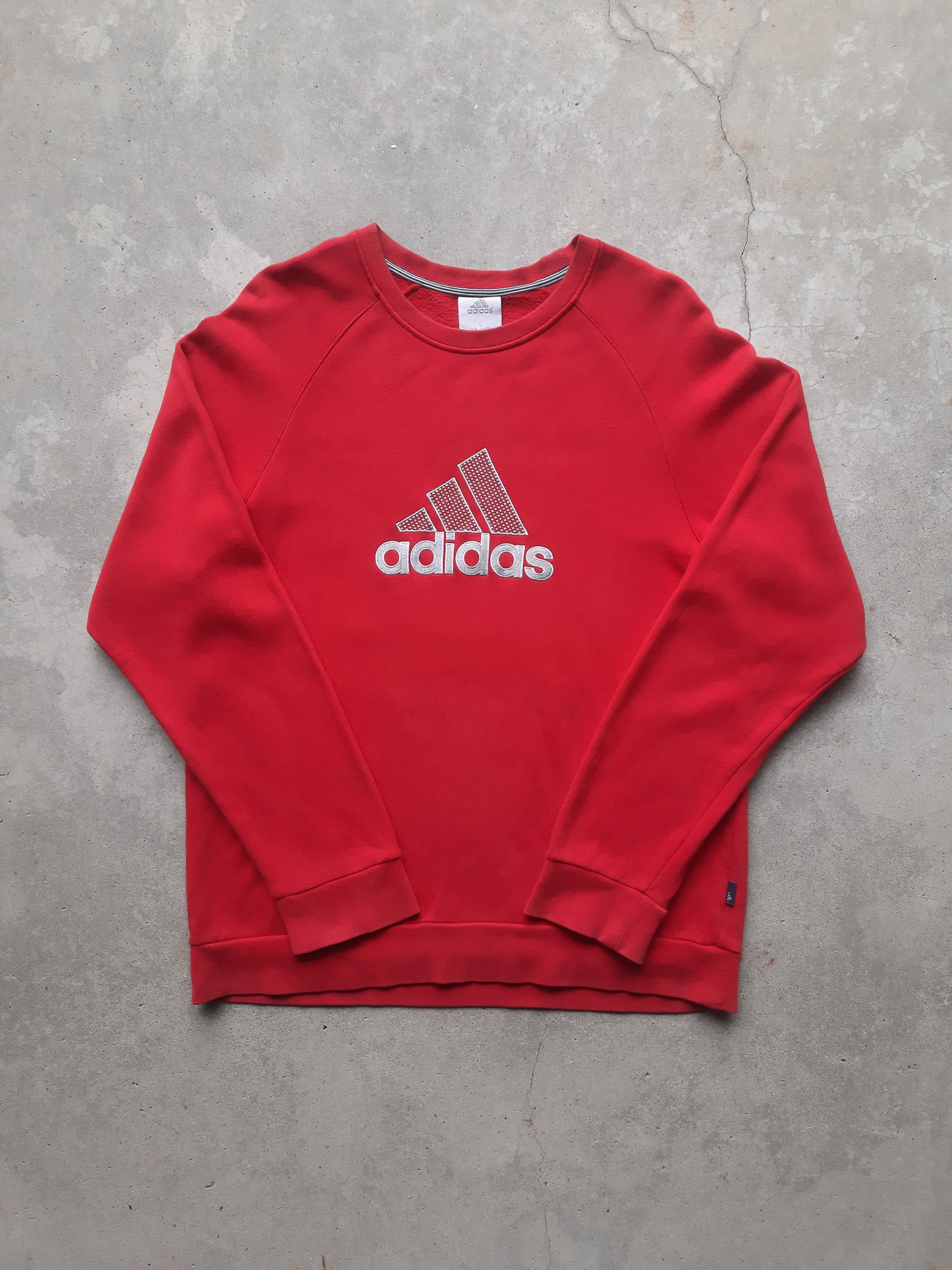 Vintage 00s Adidas Embroidered Logo Sweatshirt (L)