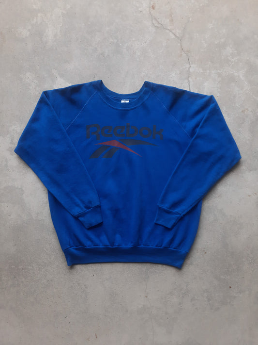 Vintage 90s Reebok Large Logo Spellout Bootleg Sweatshirt (XL)