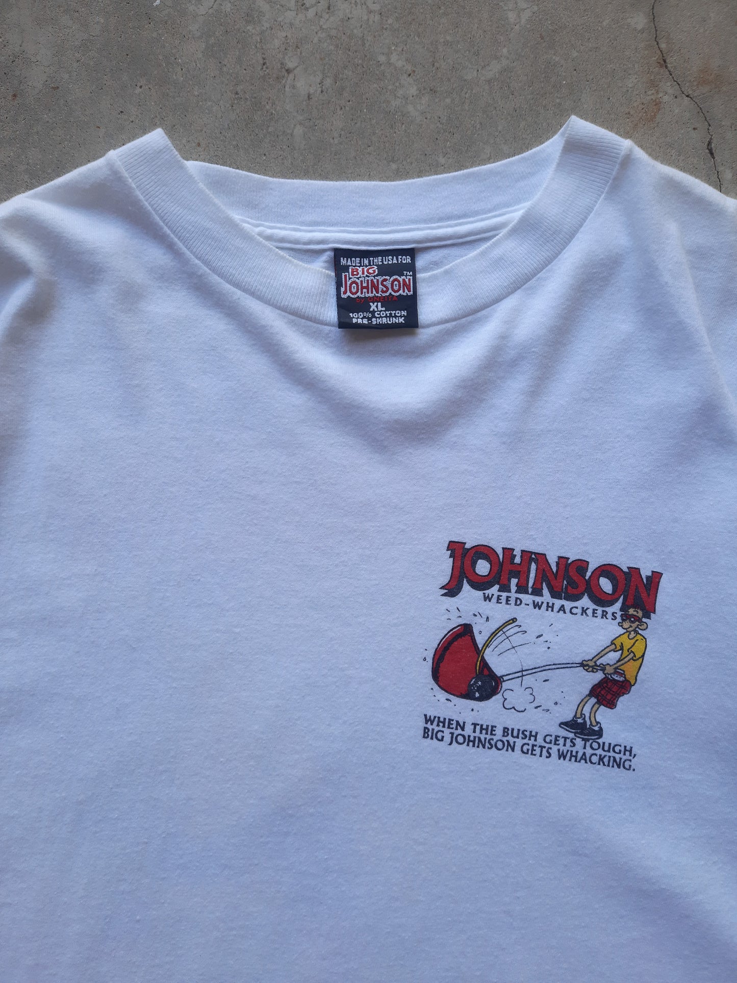 Vintage 90's Big Johnson Weed-Whackers T-Shirt (XL)