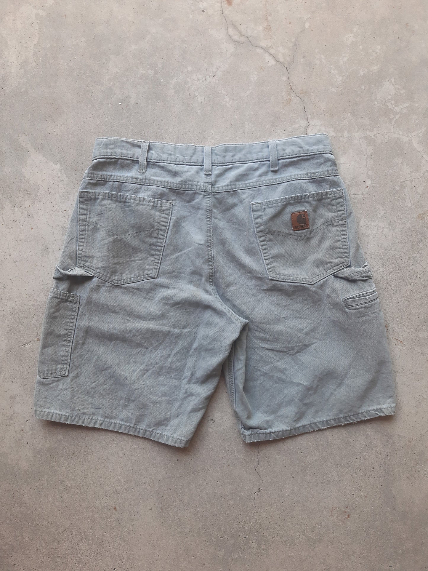 Vintage 00s Carhartt Carpenter Canvas Workwear Shorts (34)