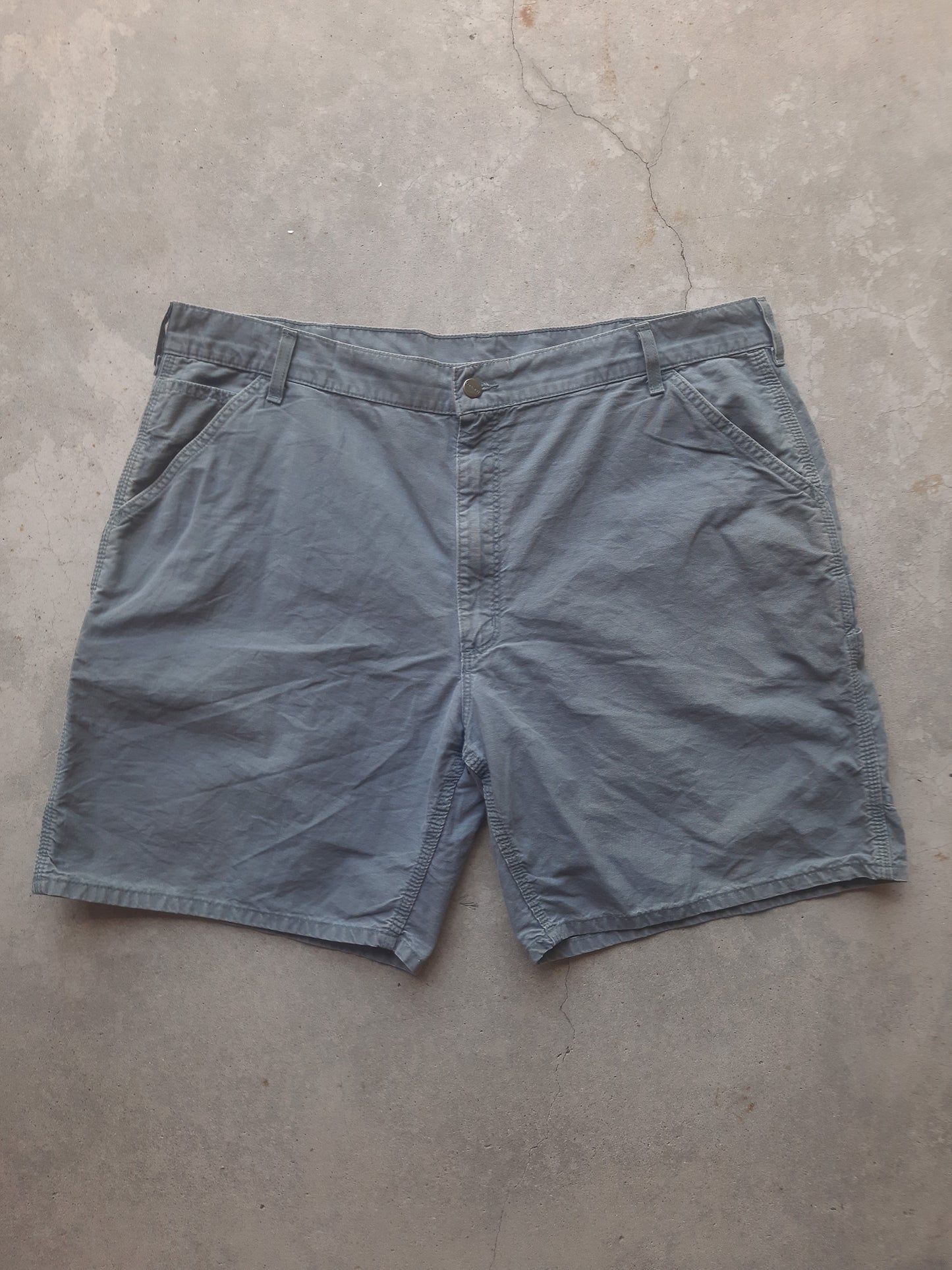 Vintage 00s Carhartt B144 Carpenter Canvas Workwear Shorts (41)