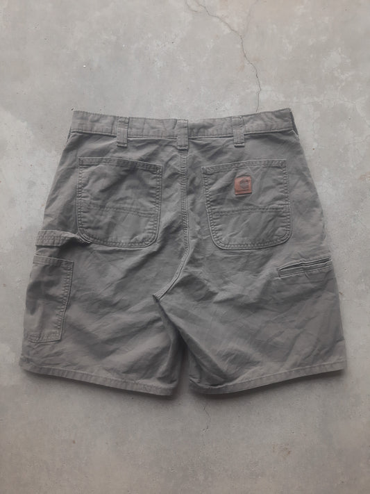 Preloved Carhartt B144 Original Fit Carpenter Canvas Workwear Shorts (34)