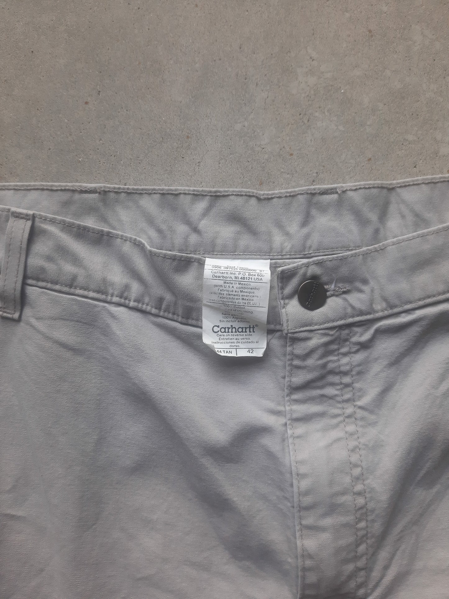 Vintage 00s Carhartt B144 Carpenter Canvas Workwear Shorts (41)