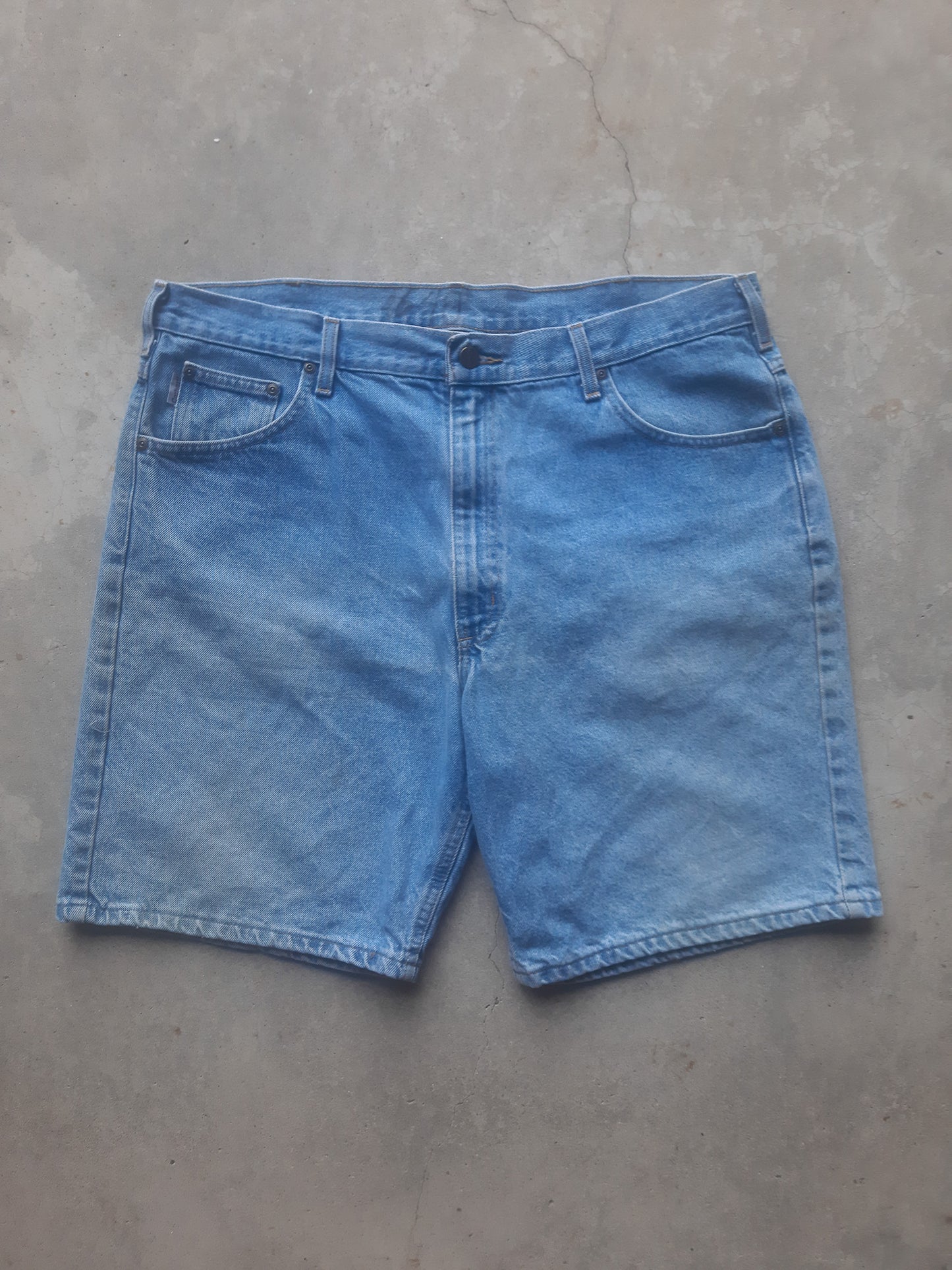 Vintage 00s Carhartt B26 Denim Workwear Shorts (40)