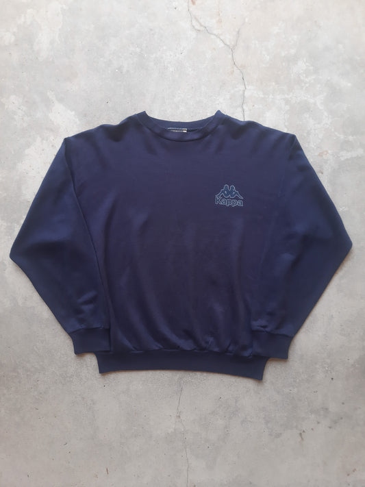 Vintage 80s Kappa Small Logo Sweatshirt (L)