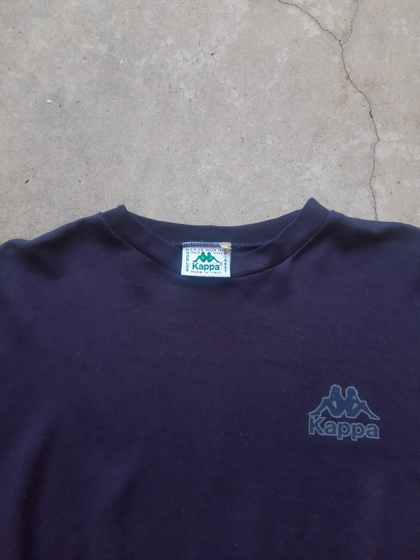 Vintage 80s Kappa Small Logo Sweatshirt (L)