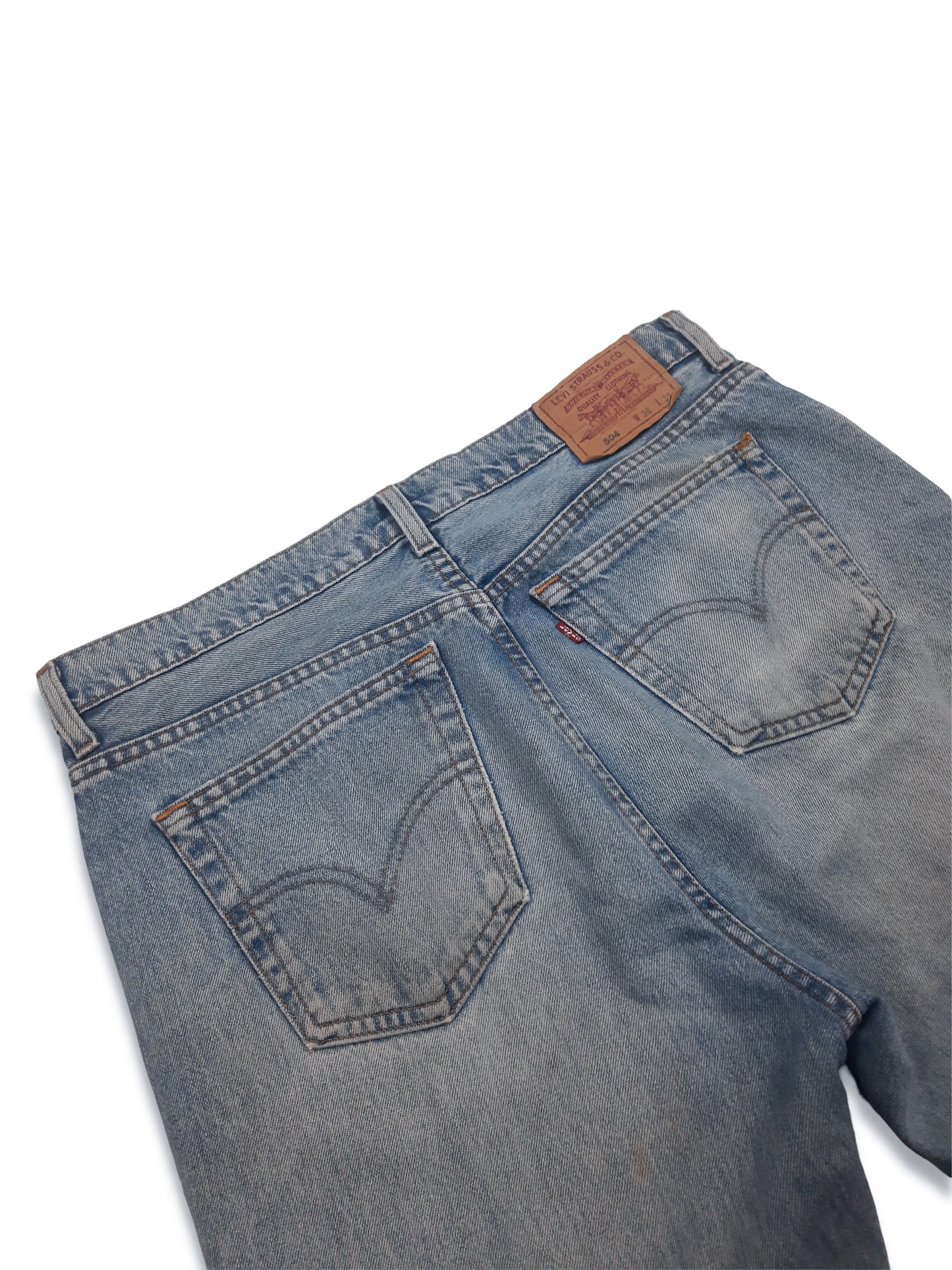 Vintage 2002 Levi's 504 'Made in Australia' Denim Jeans (38x31)