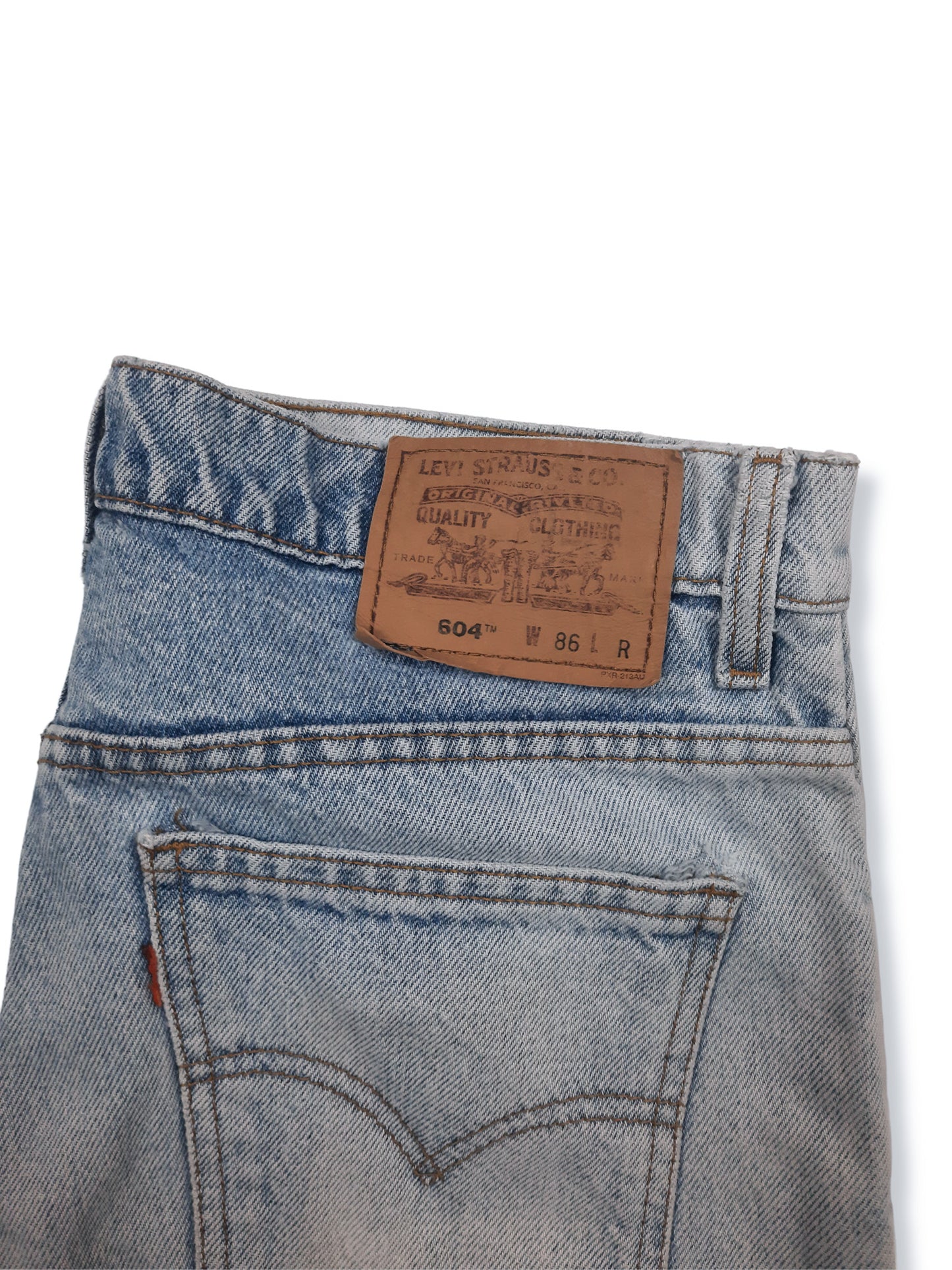 Vintage 1997 Levi's 604 Orange Tab 'Made in Australia' Denim Jeans (34x32)