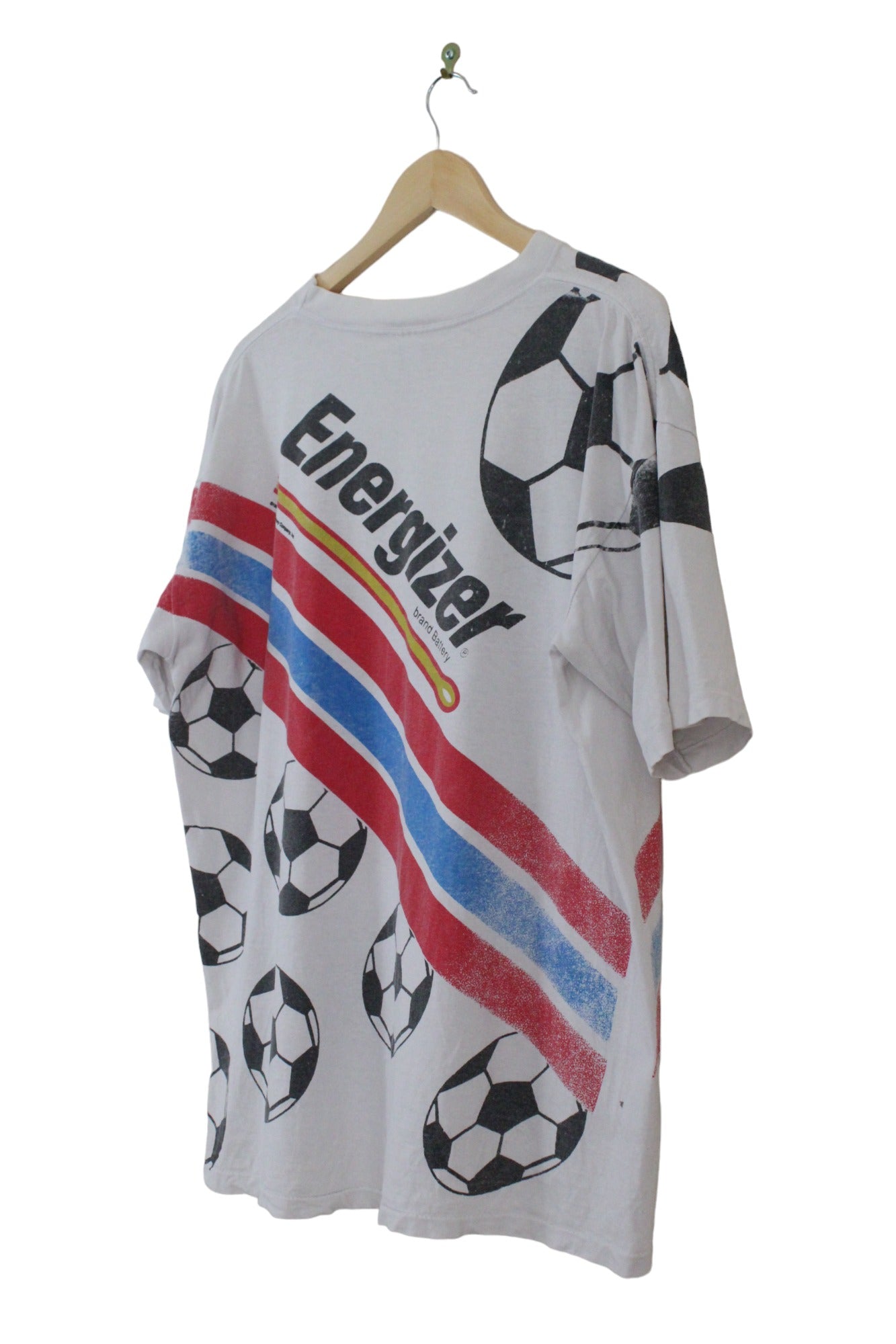 Vintage 1994 Energiser World Cup USA 94' T-Shirt (OSFM)