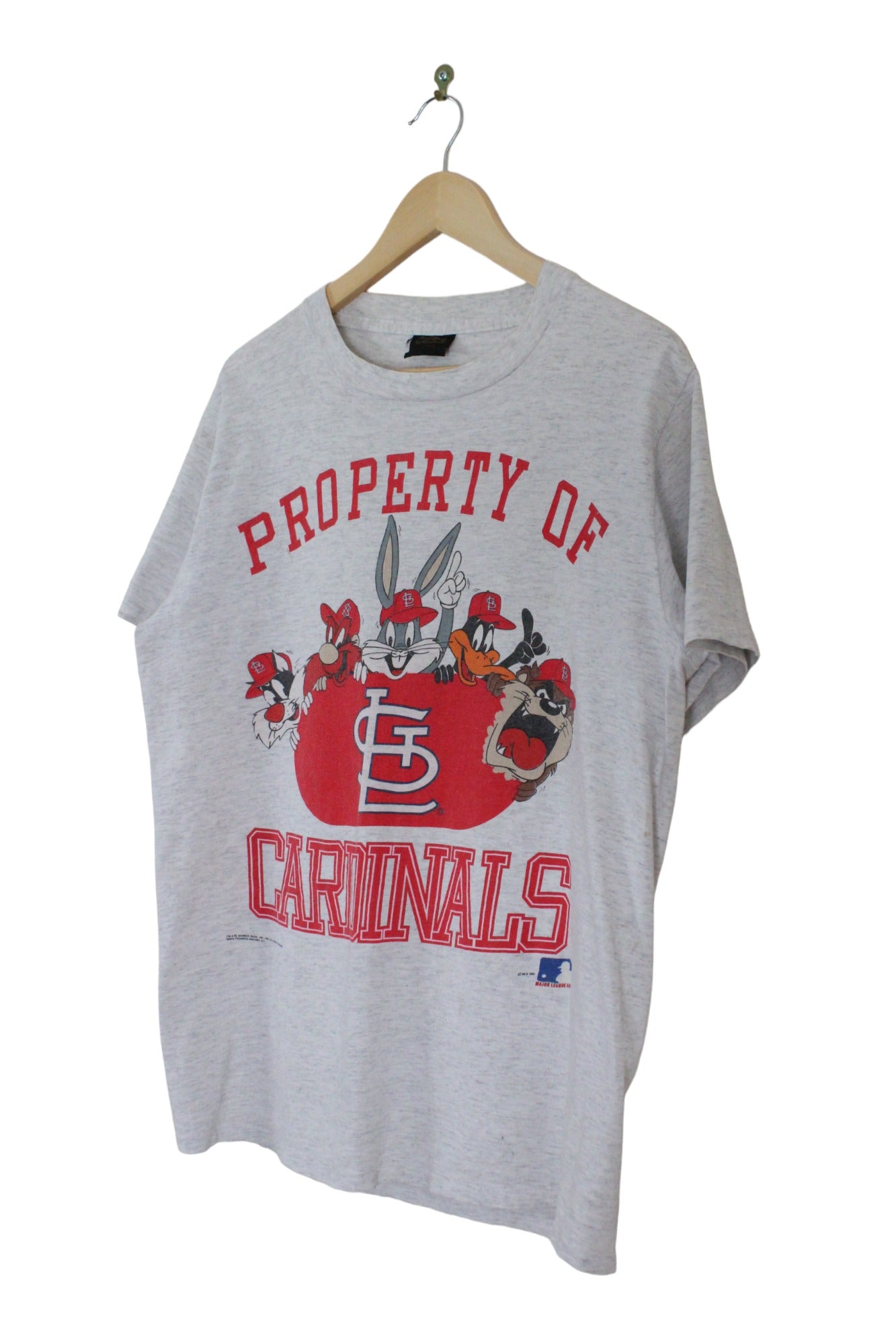 Vintage 1991 St. Louise Cardinals Looney Tunes MLB T-Shirt (L)