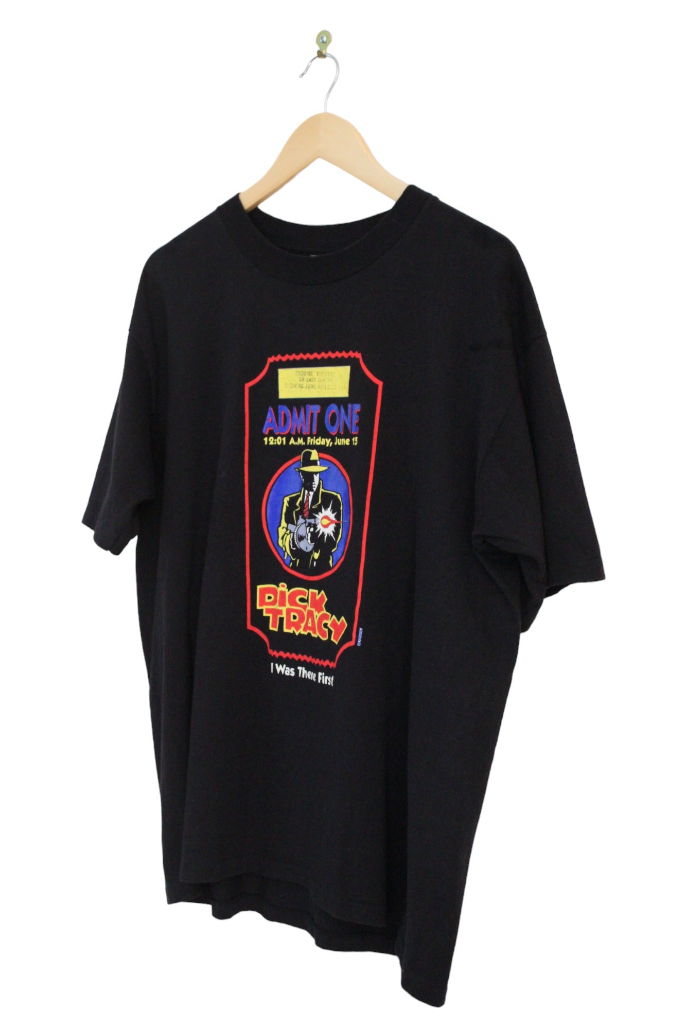 Vintage 1990 Dick Tracy Movie Disney T-Shirt (L)