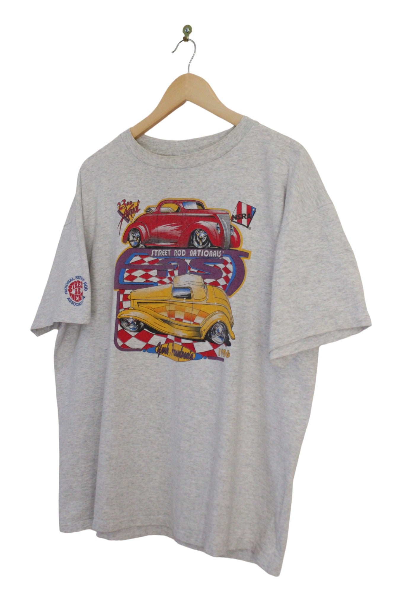 Vintage 1996 NSRA 23rd Annual Street Rod Nationals T-Shirt (XL)