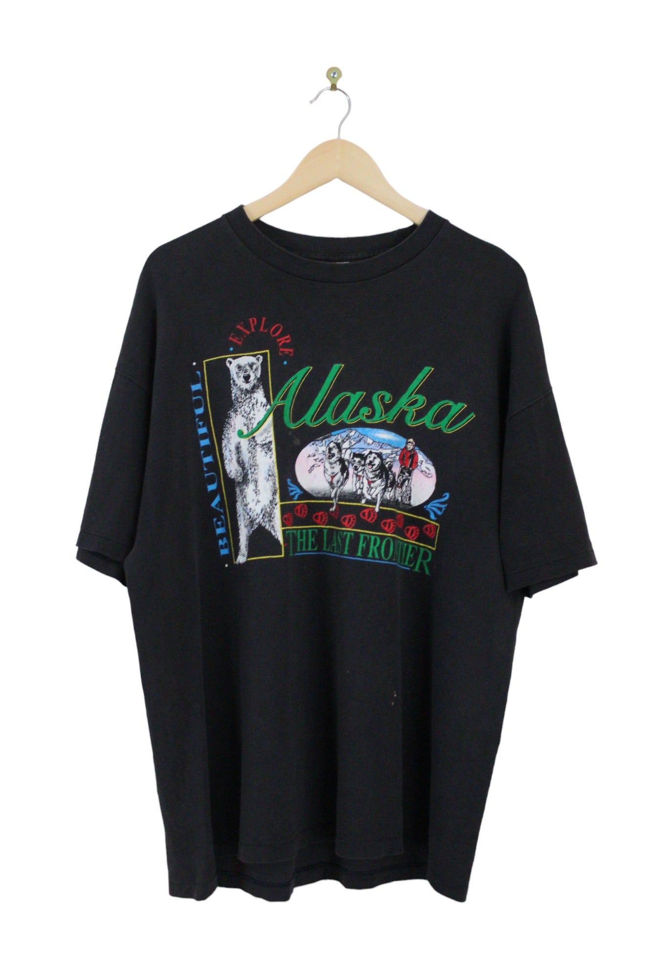 Vintage 90s Alaska The Final Frontier T-Shirt (XXL)