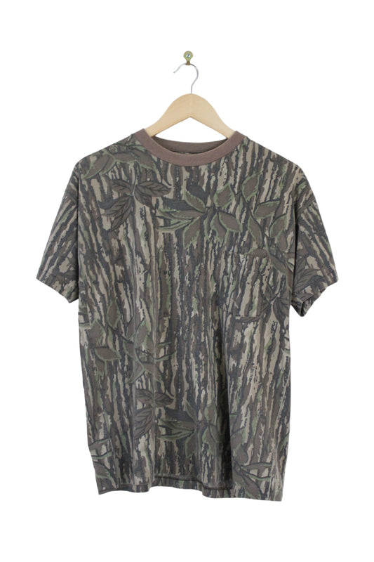 Vintage 90s Realtree Camo Print Single Stitch T-Shirt (M)