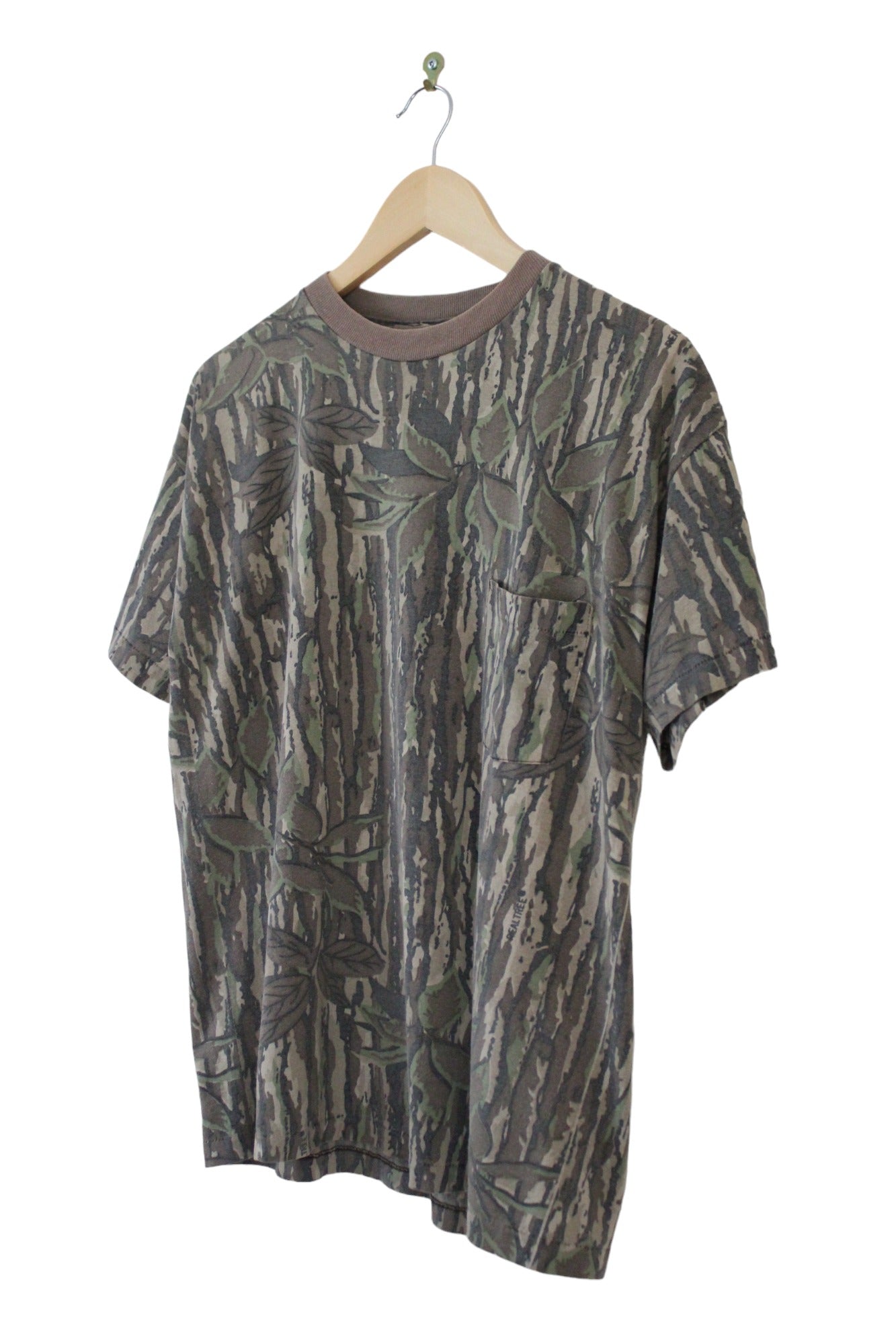 Vintage 90s Realtree Camo Print Single Stitch T-Shirt (M)