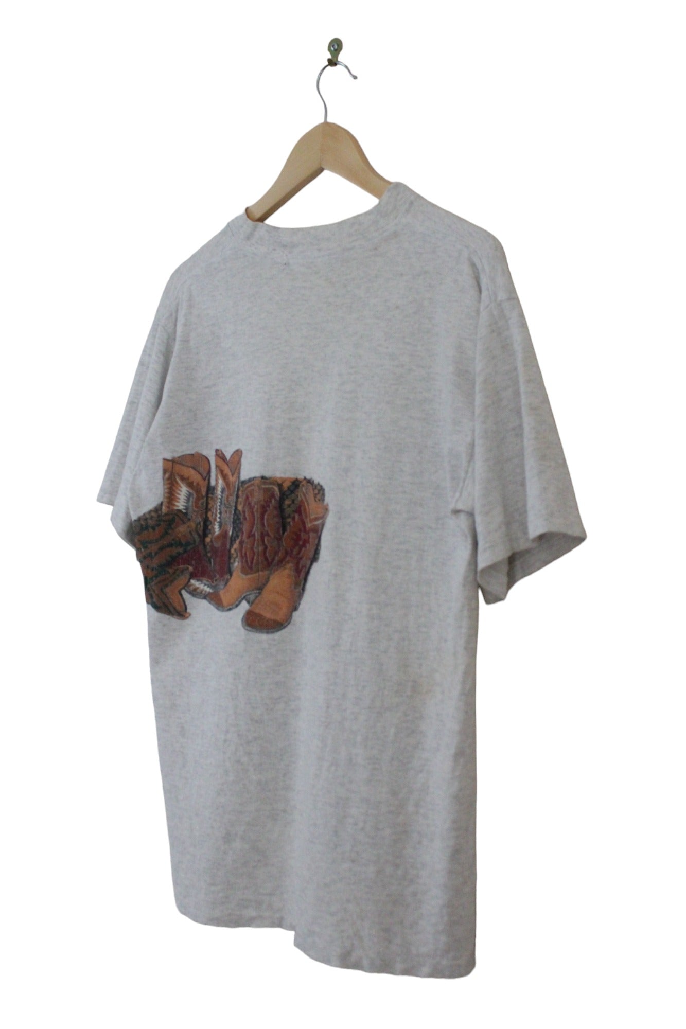 Vintage 1995 Hazelwoods Cowboy Boots T-Shirt (L)