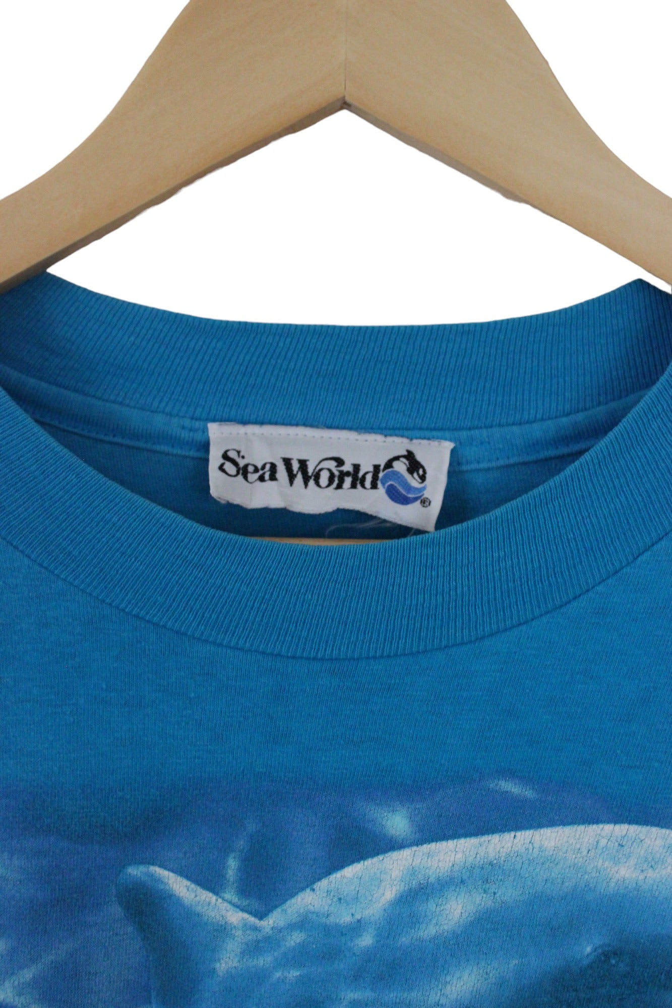 Vintage 90s Sea World Dolphin T-Shirt (XL)