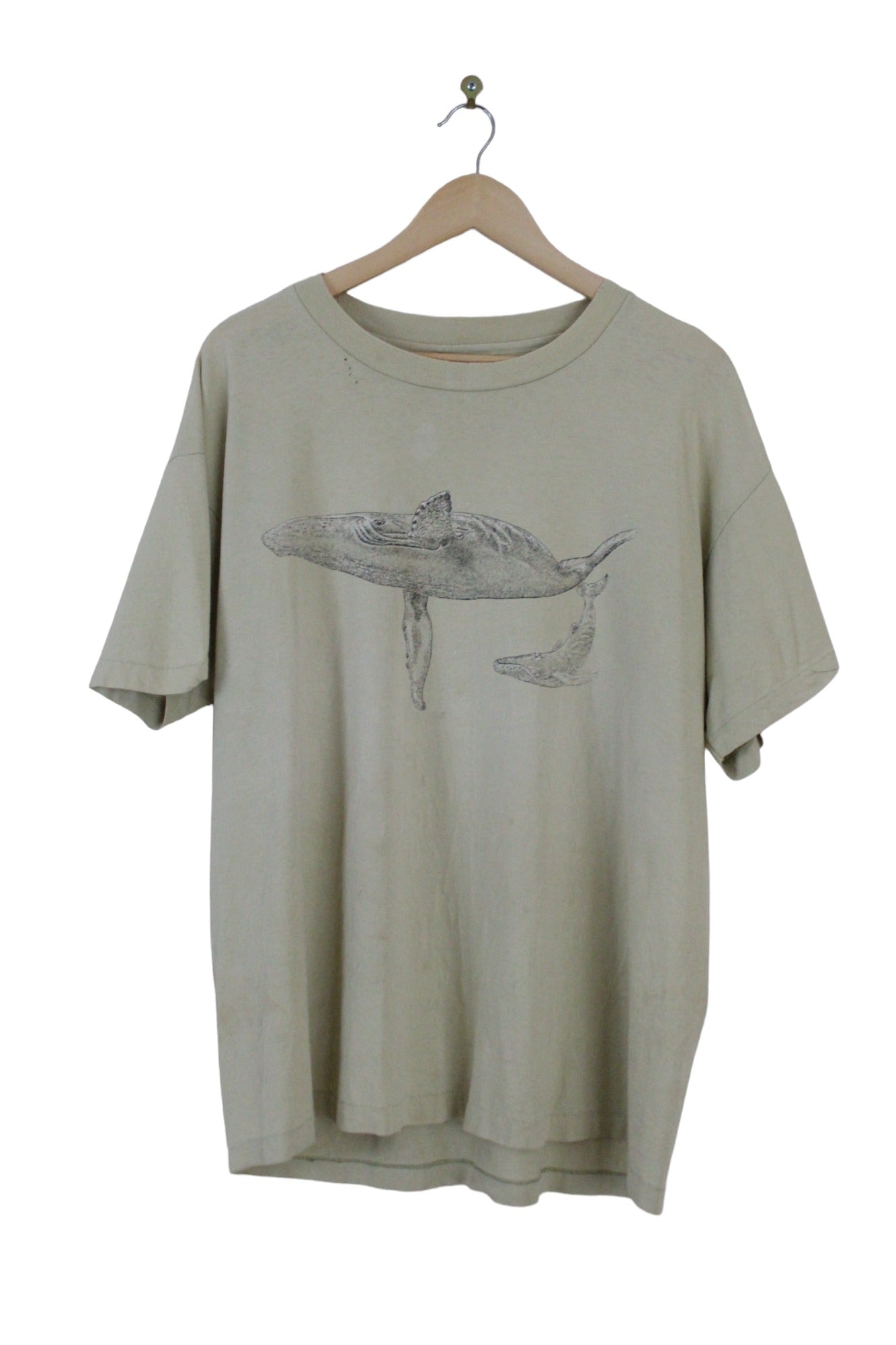 Vintage 90s Grey Whale T-Shirt (XL)