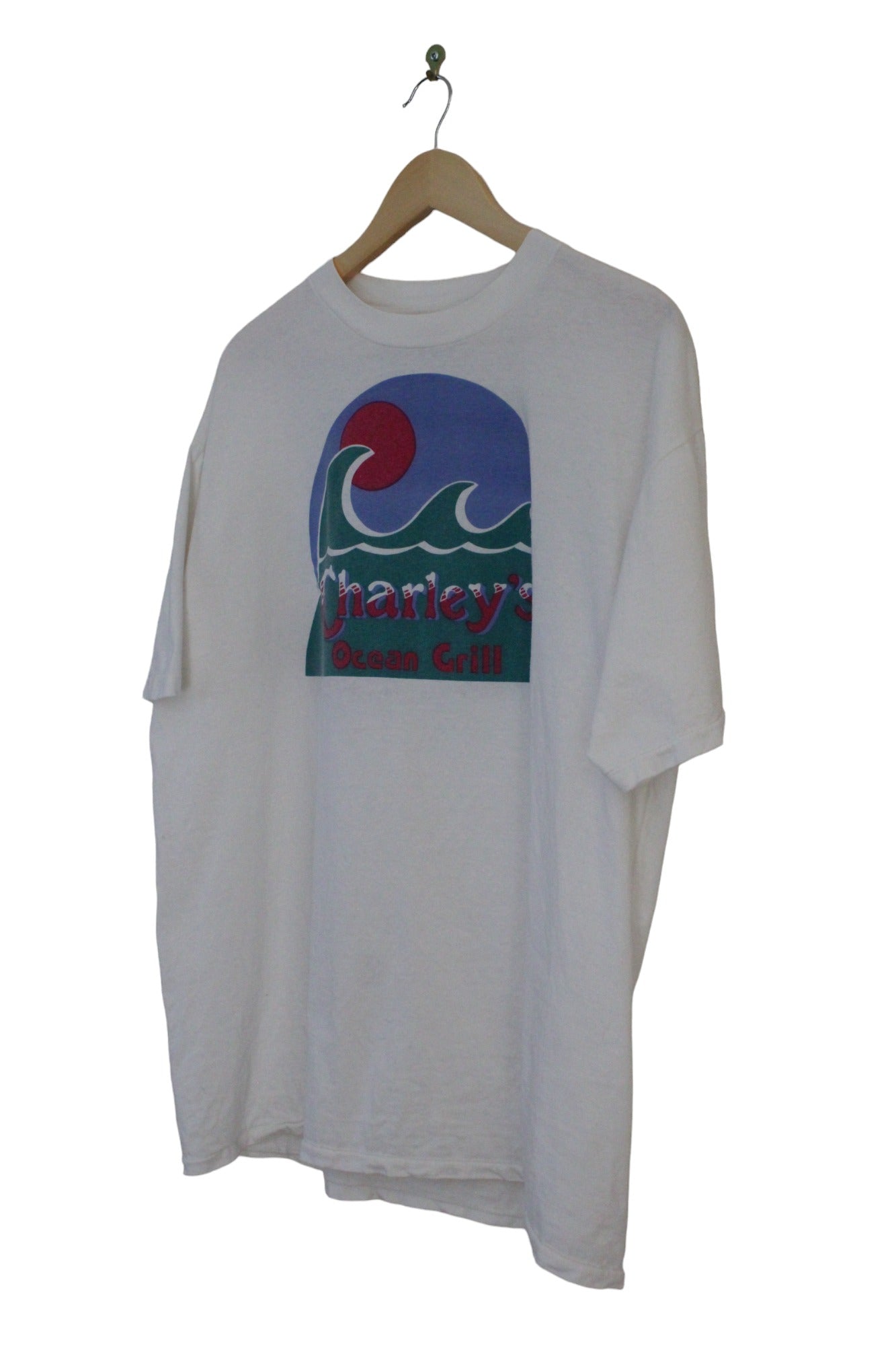 Vintage 90s Charley's Ocean Grill Chilli Cook-Off T-Shirt (XL)