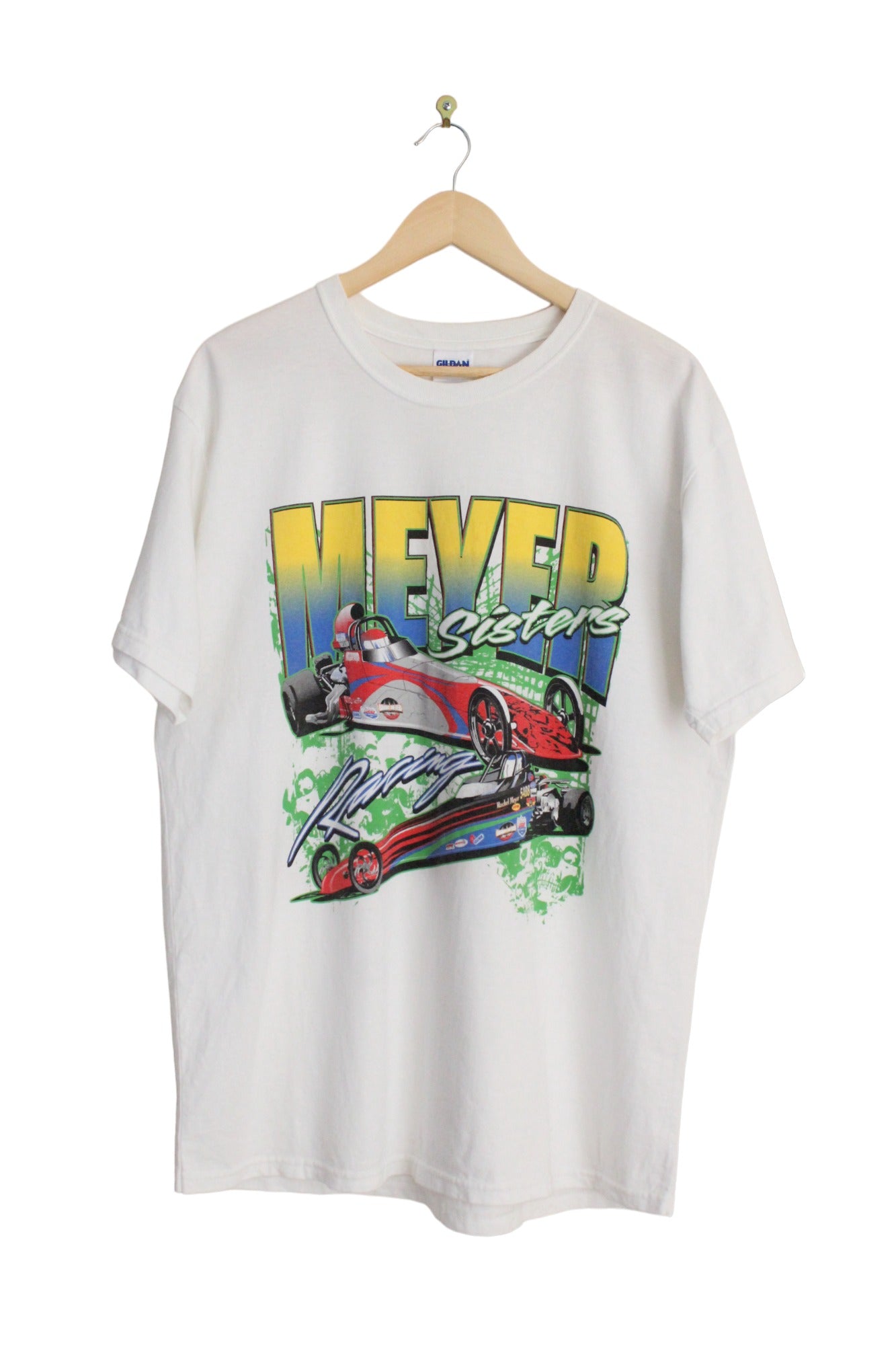 Vintage 00s Meyer Sisters Randy Meyer Racing T-Shirt (XXL)