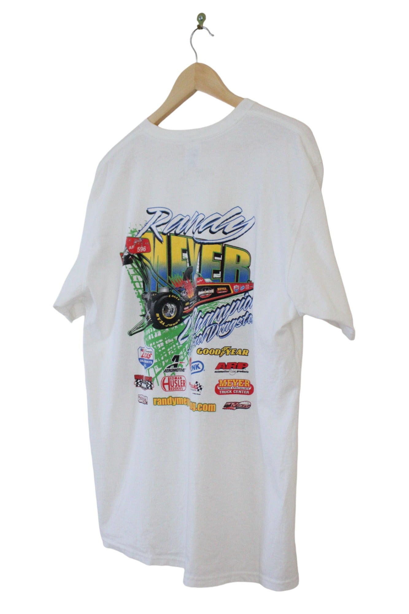 Vintage 00s Meyer Sisters Randy Meyer Racing T-Shirt (XXL)