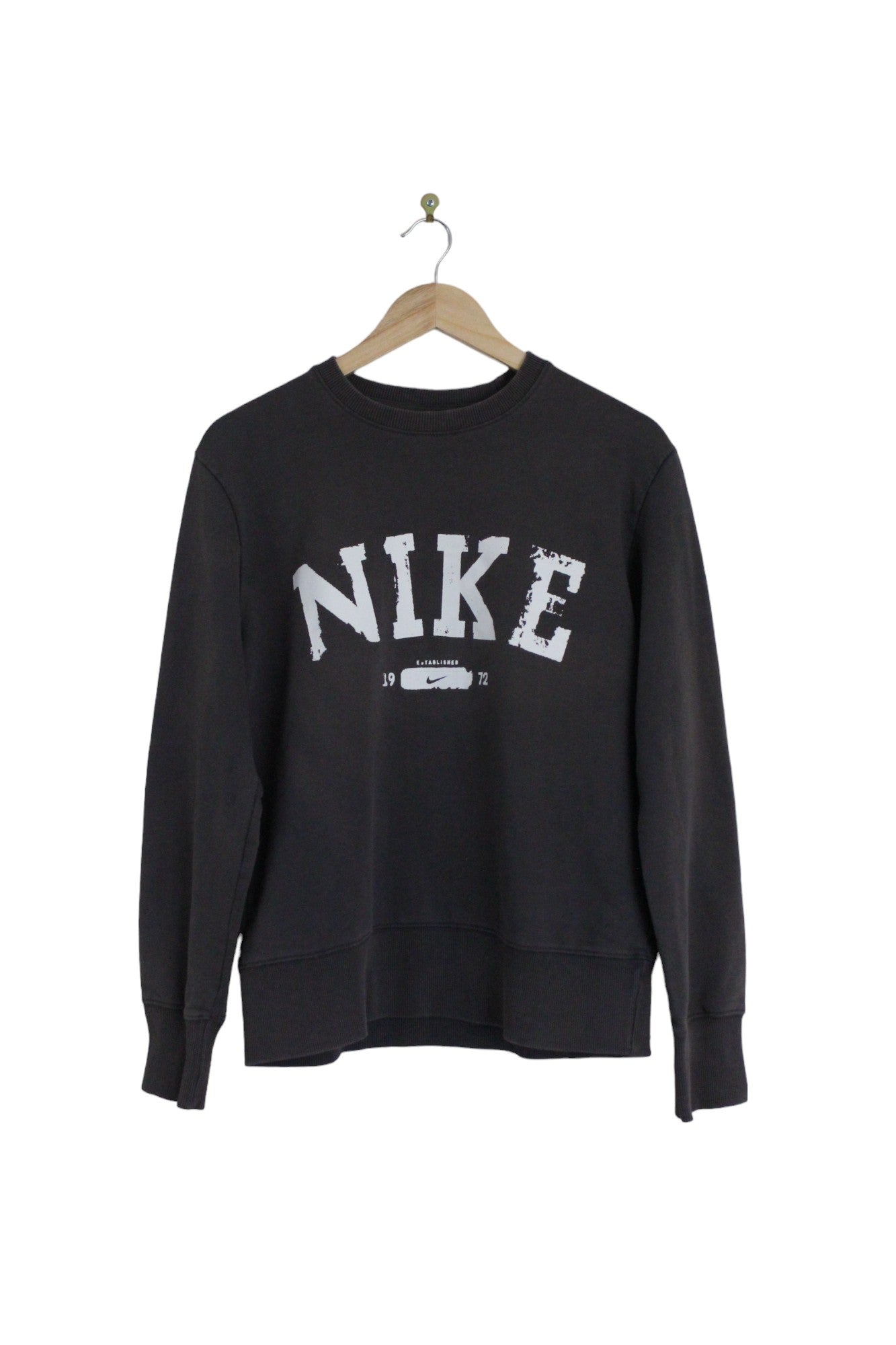 Vintage 00s Nike Block Spellout Established 1972 Sweatshirt (S)