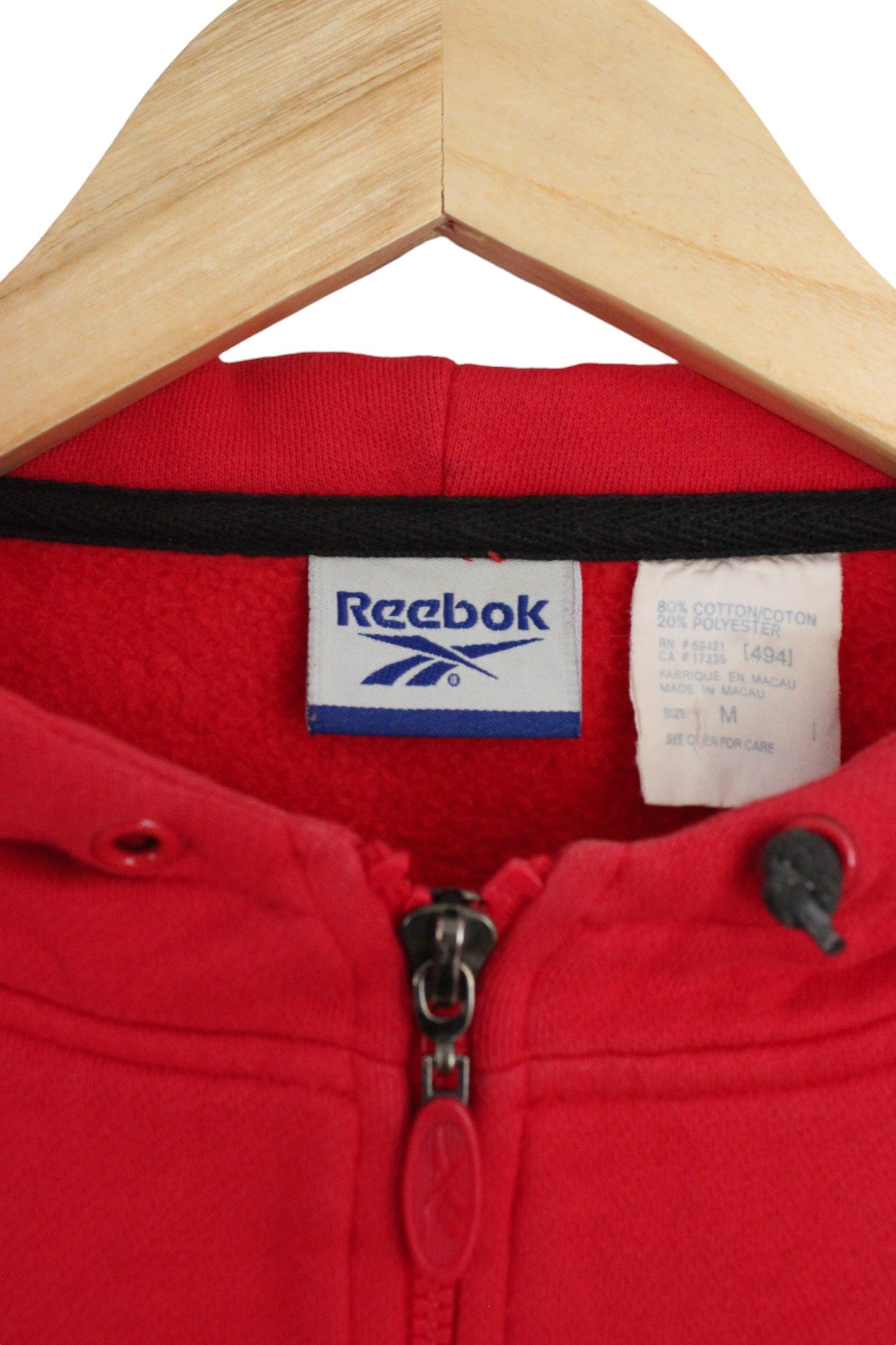 Vintage 00s Reebok Training Zip Up Sweatshirt (M)