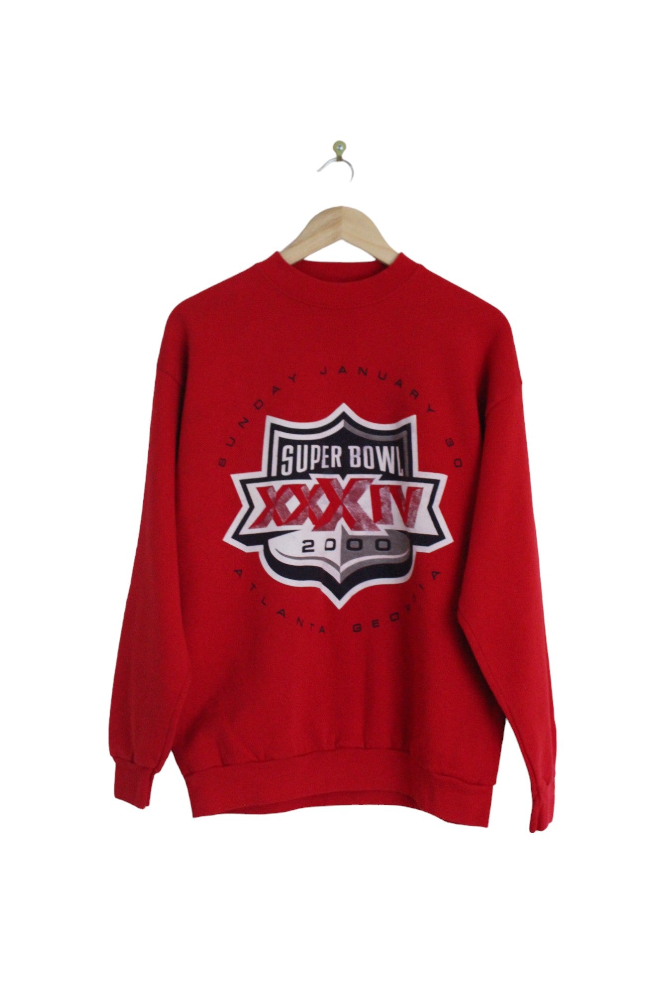 Vintage Logo Athletic 2000 Atlanta Super Bowl XXXIV Sweatshirt (L)