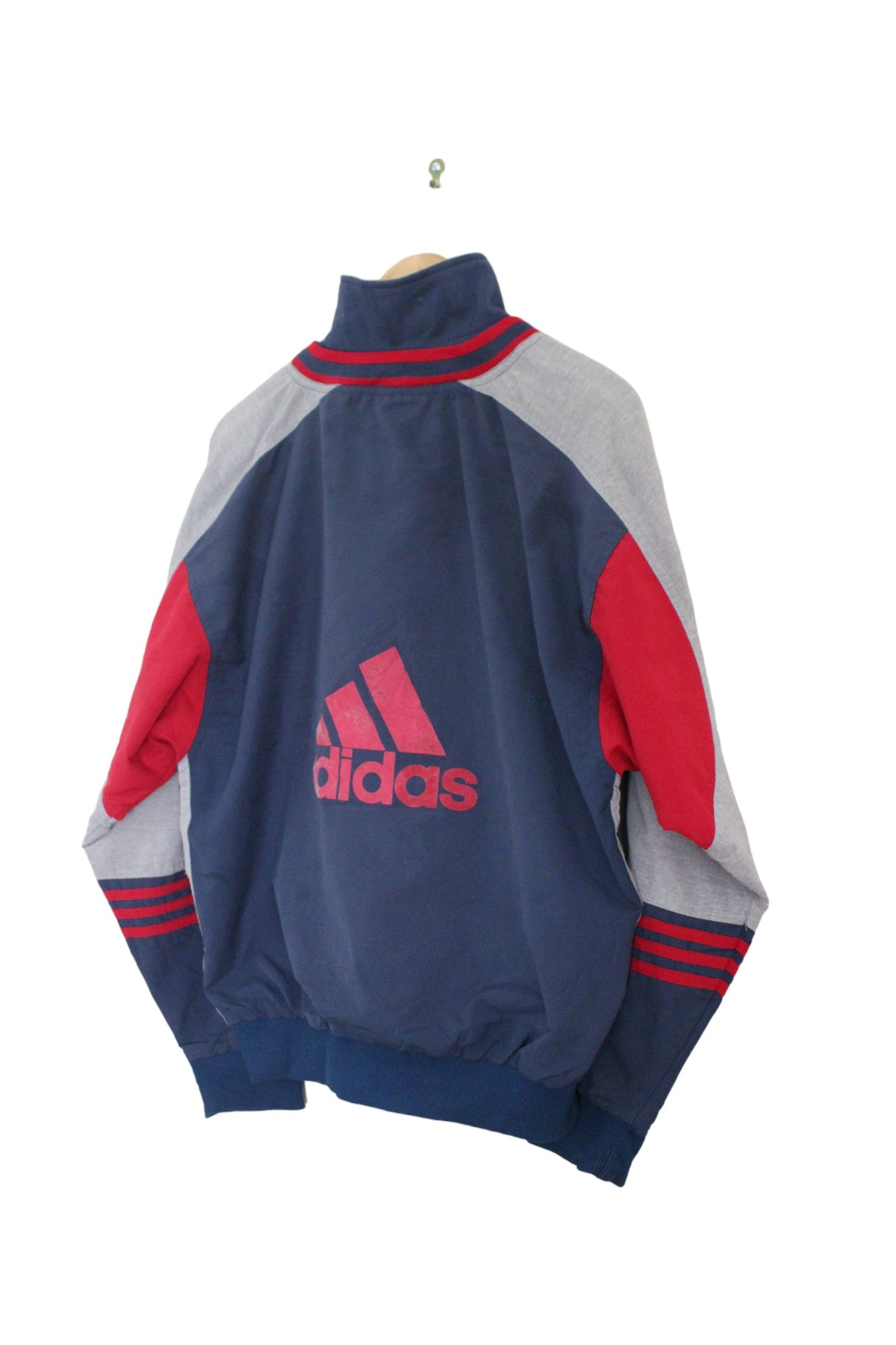 Vintage 90s Adidas Département Hérault Amicale Athlétisme Windbreaker (S)