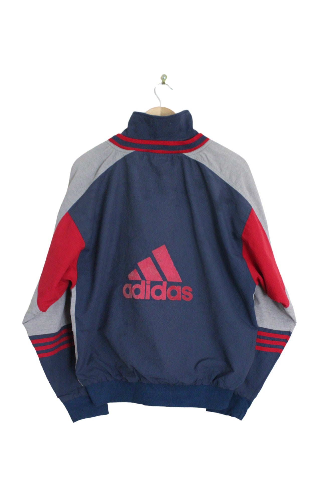 Vintage 90s Adidas Département Hérault Amicale Athlétisme Windbreaker (S)