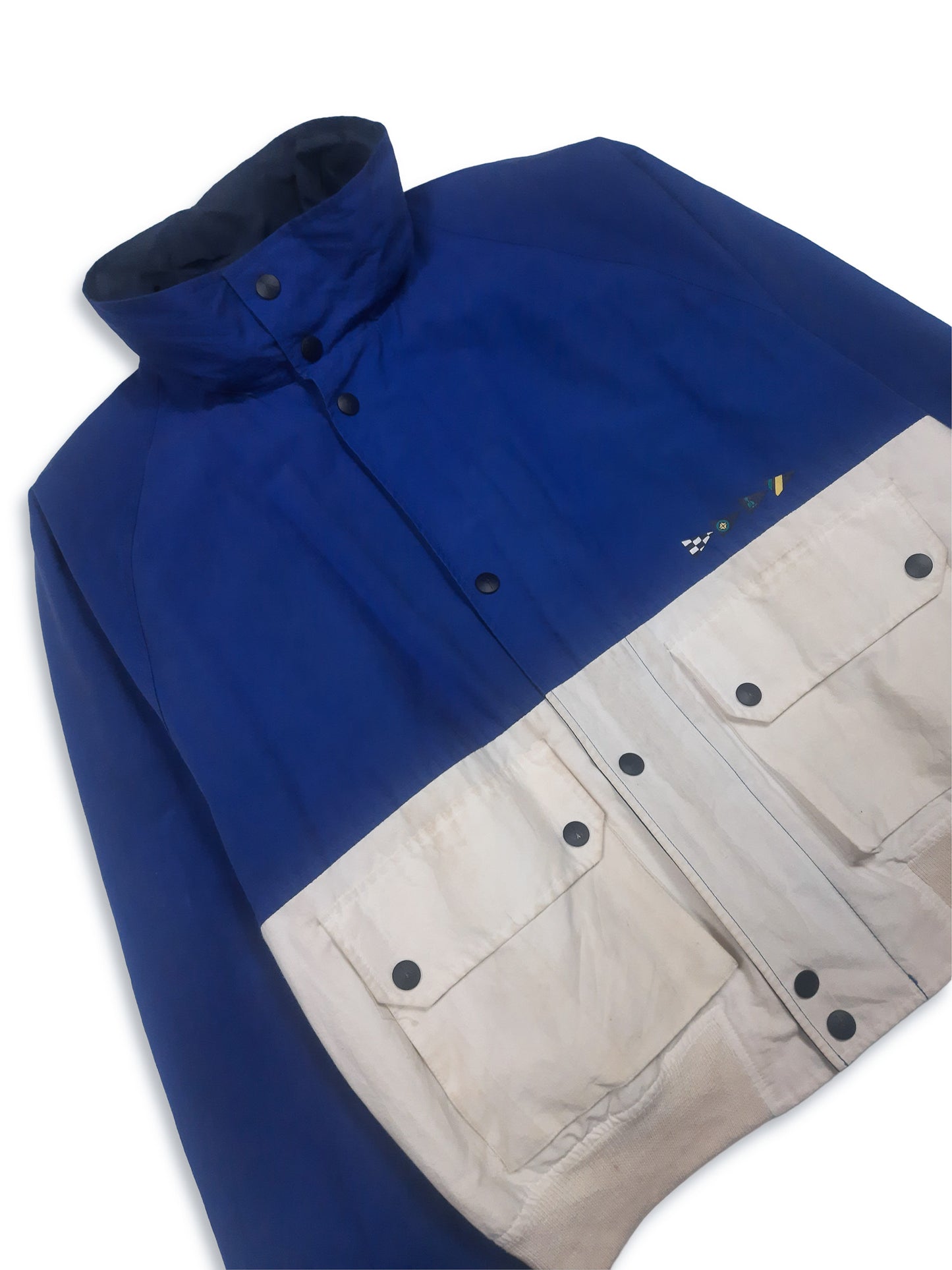 Vintage 90s Nautica Colour Blocked Sailing Jacket (L)