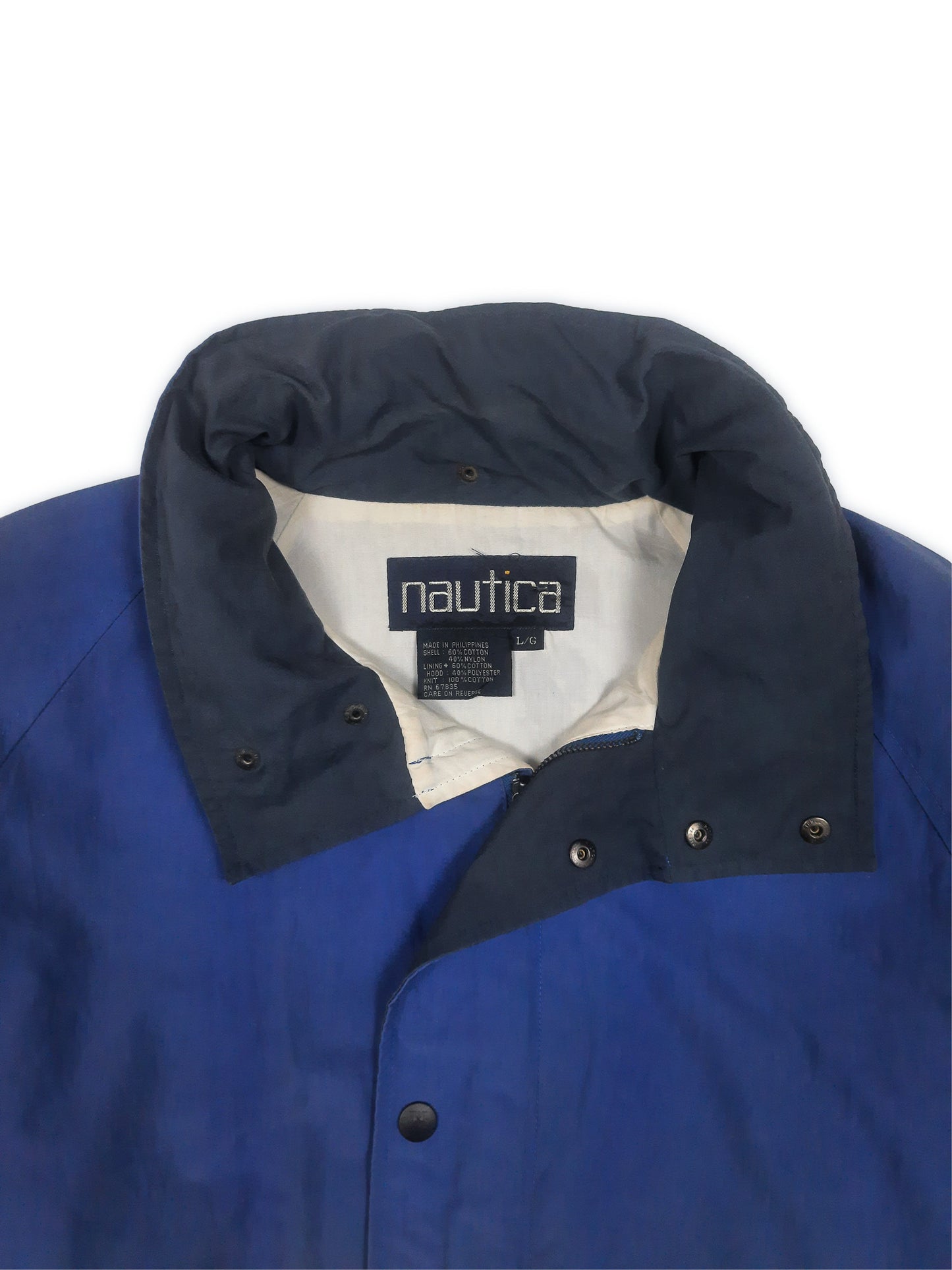 Vintage 90s Nautica Colour Blocked Sailing Jacket (L)