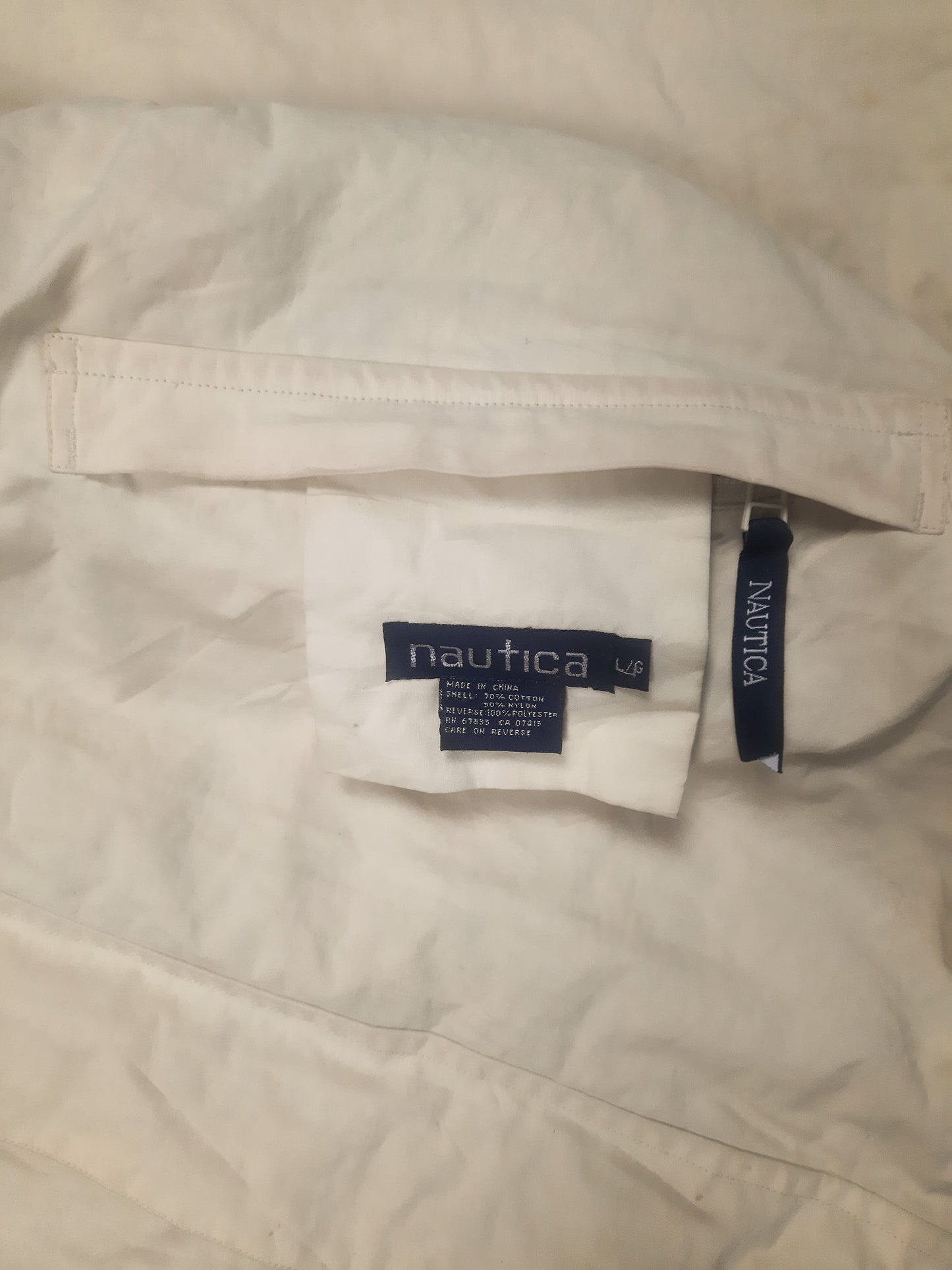 Vintage 90s Nautica Reversible Sailing Jacket (L)