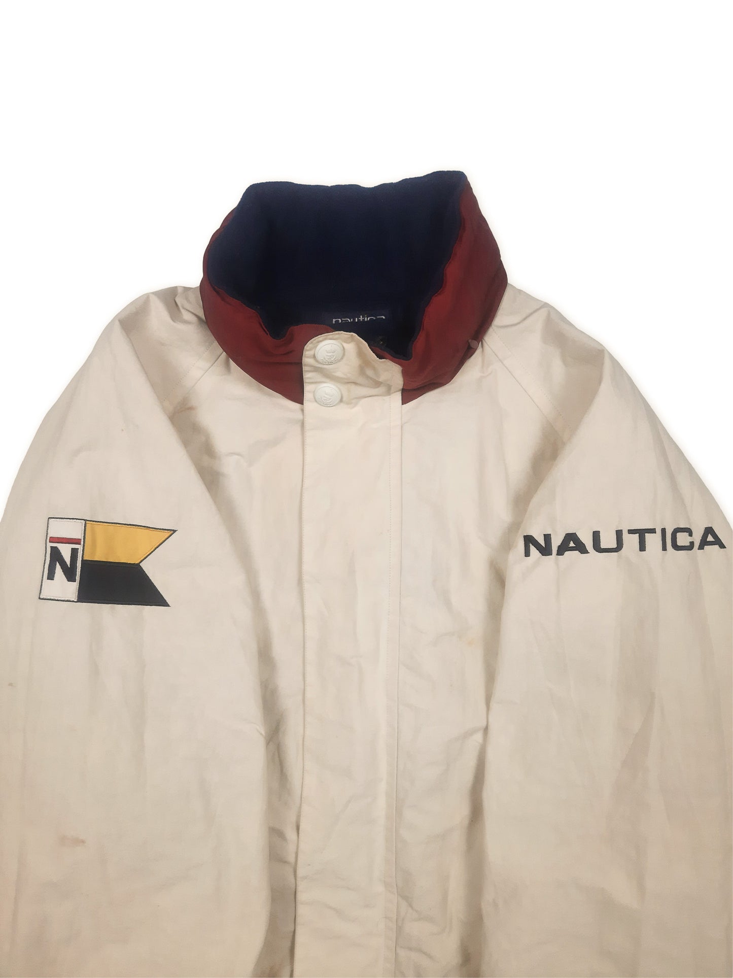 Vintage 90s Nautica Reversible Sailing Jacket (L)