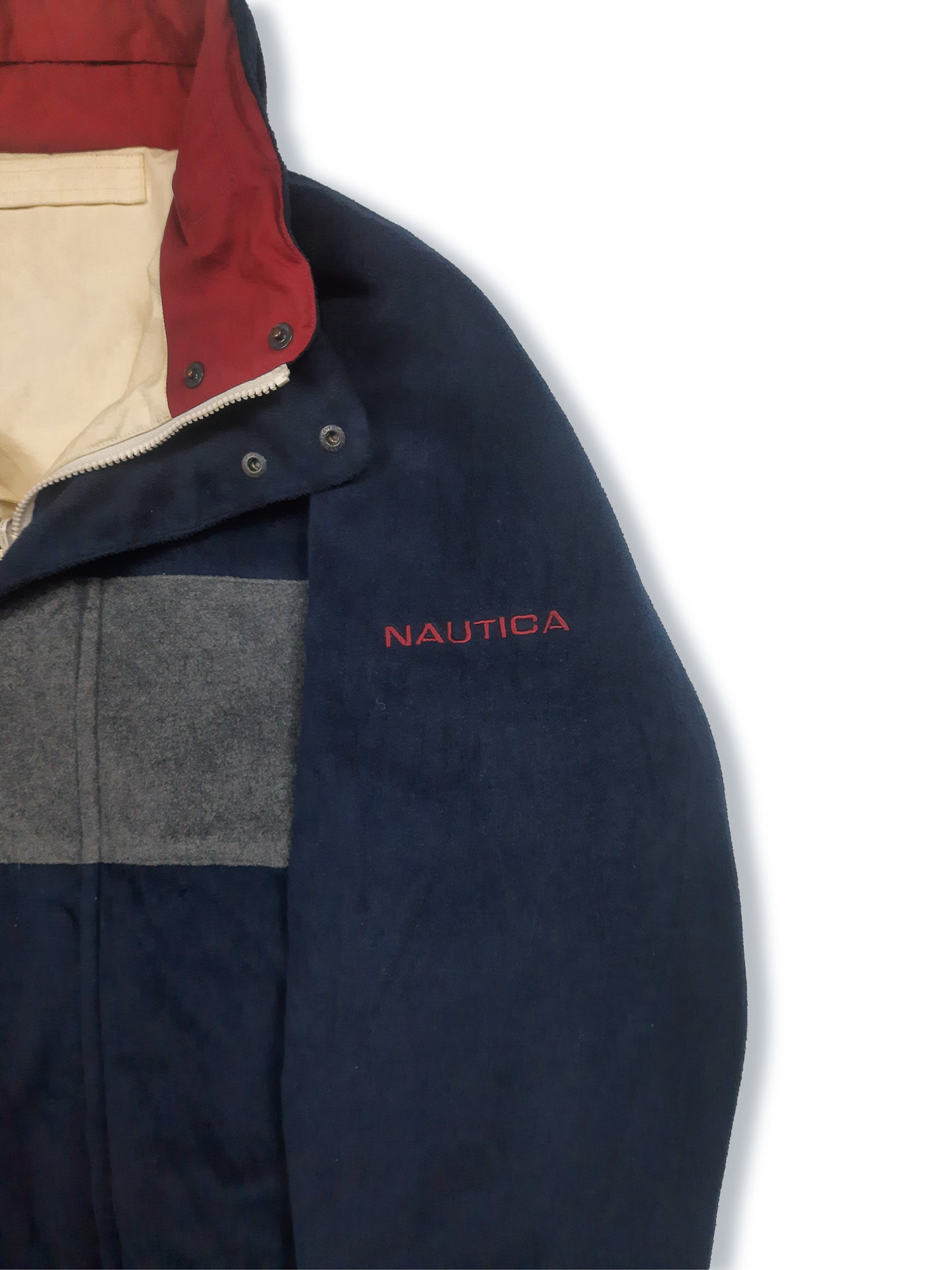 Vintage 90s Nautica Reversible Sailing Jacket (L)