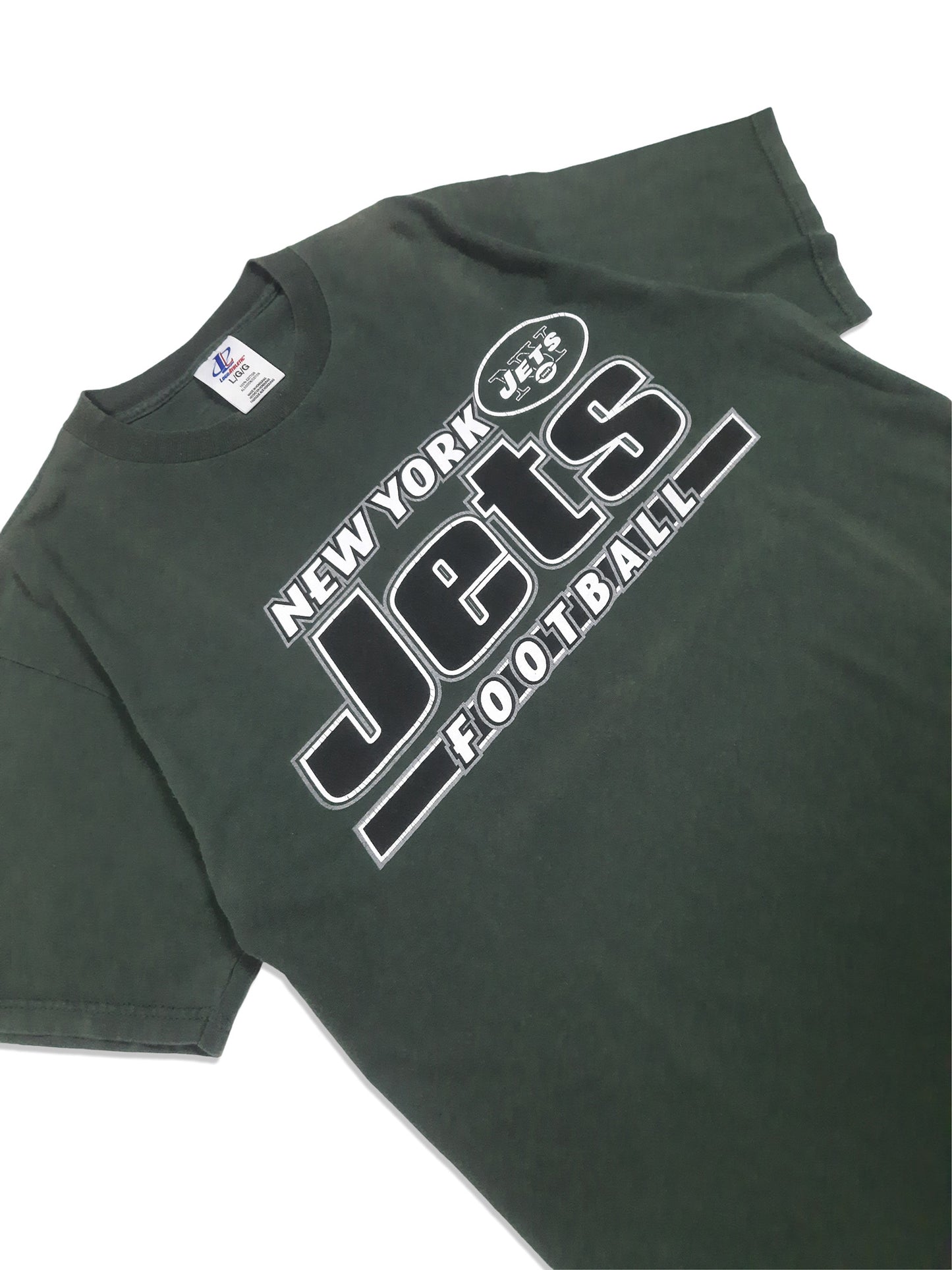 Vintage 90s Logo Athletic New York Jets T-Shirt (L)