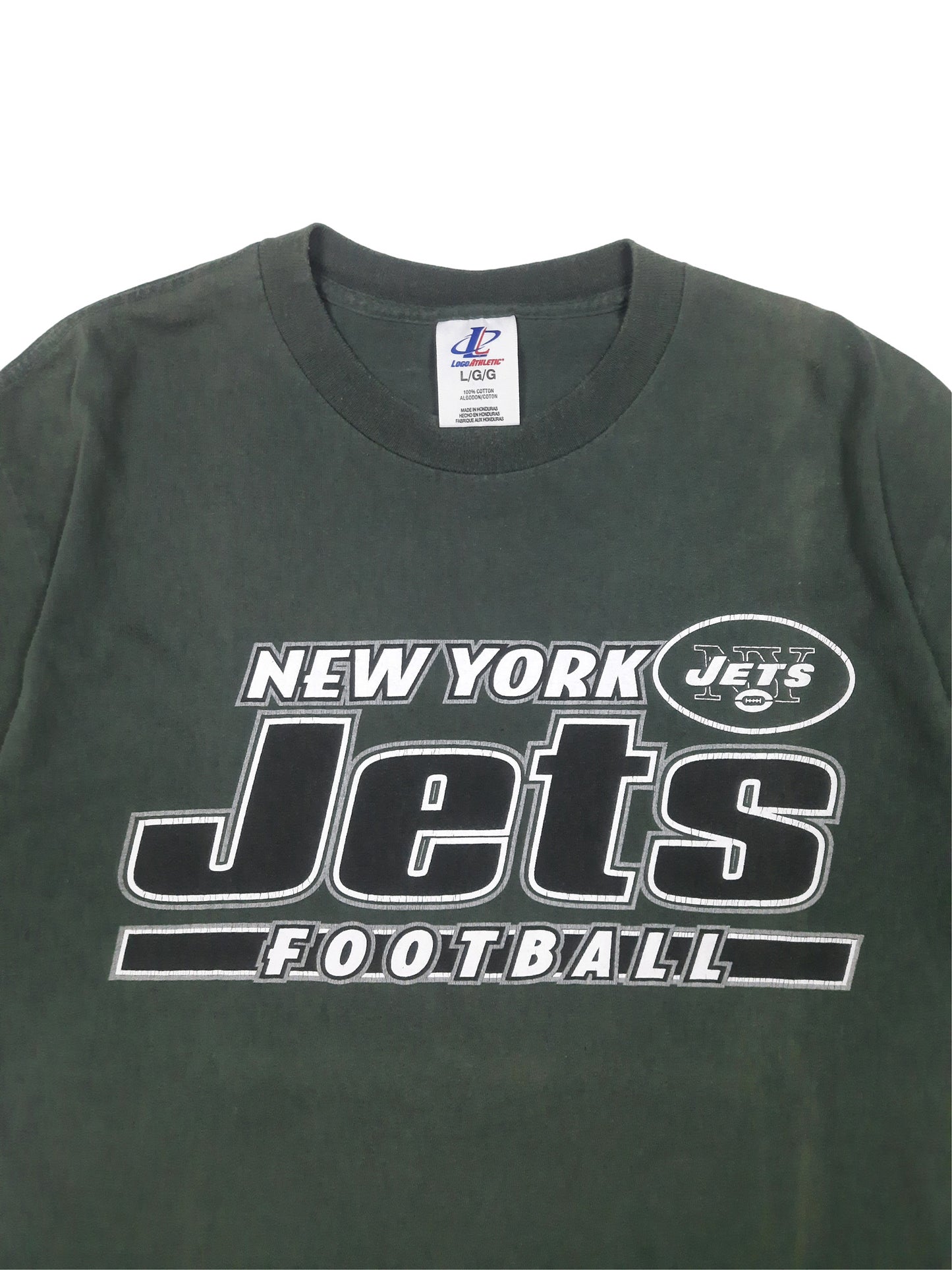 Vintage 90s Logo Athletic New York Jets T-Shirt (L)