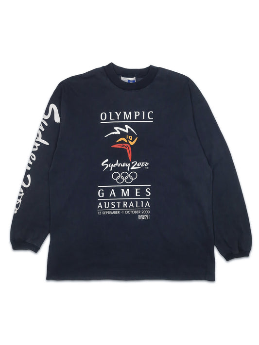 Vintage 2000 Bonds Sydney Olympic Games 'Olympic Millennium Collection' Long Sleeve T-Shirt (M)