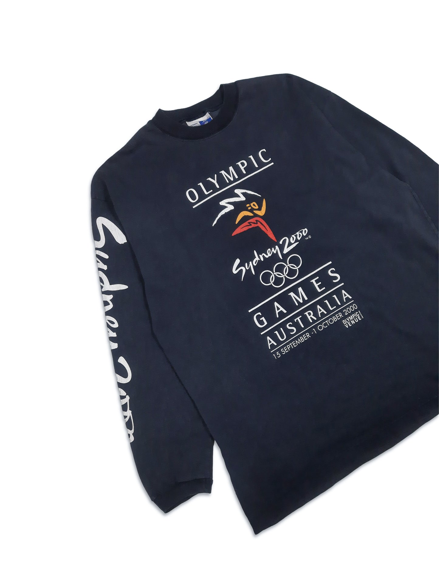 Vintage 2000 Bonds Sydney Olympic Games 'Olympic Millennium Collection' Long Sleeve T-Shirt (M)