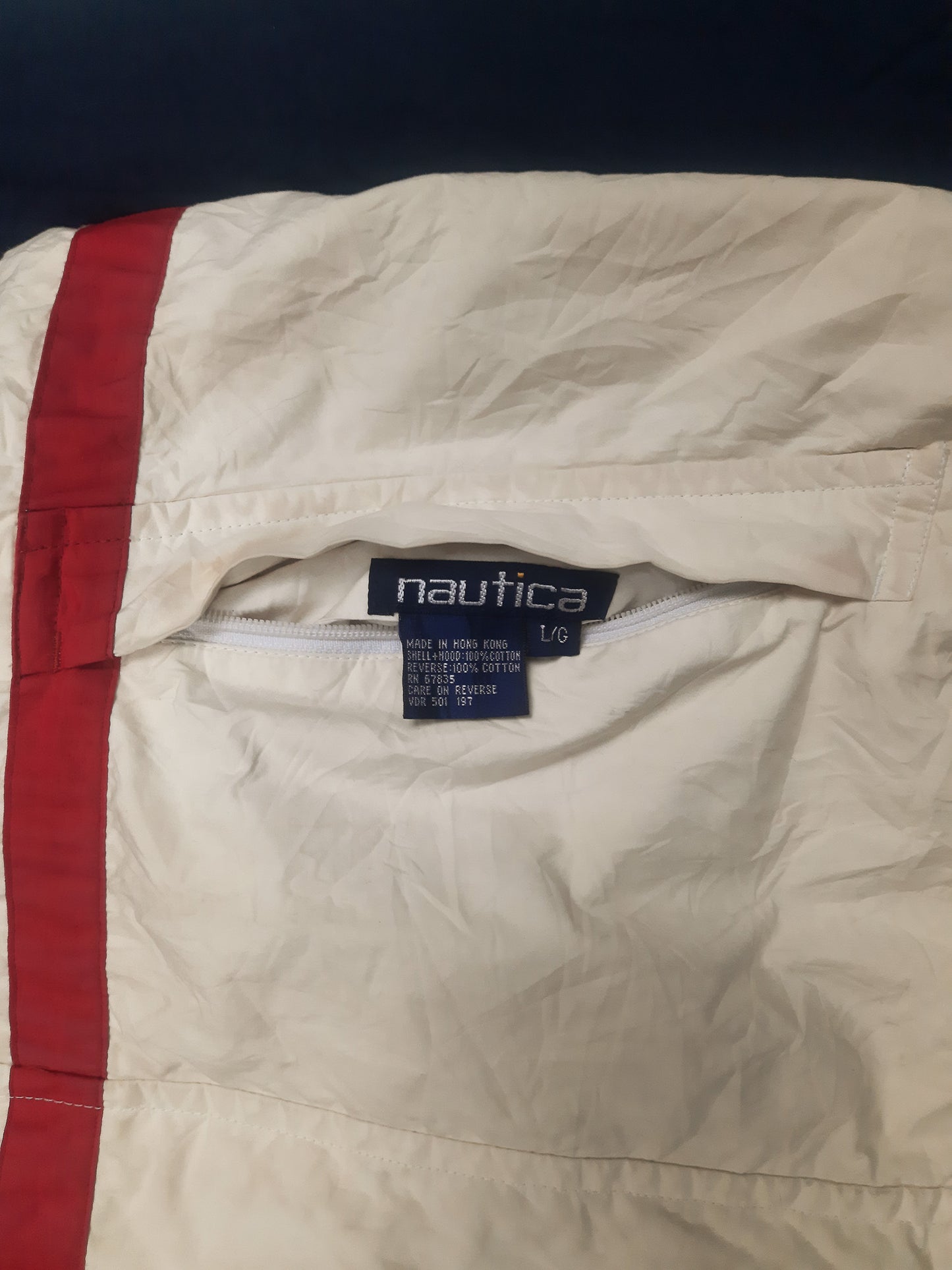 Vintage 90s Nautica Performance Reversible Jacket (L)