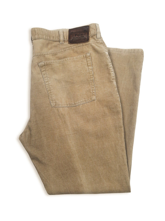 Vintage 90s Polo Ralph Lauren Corduroy Trousers (40x32)