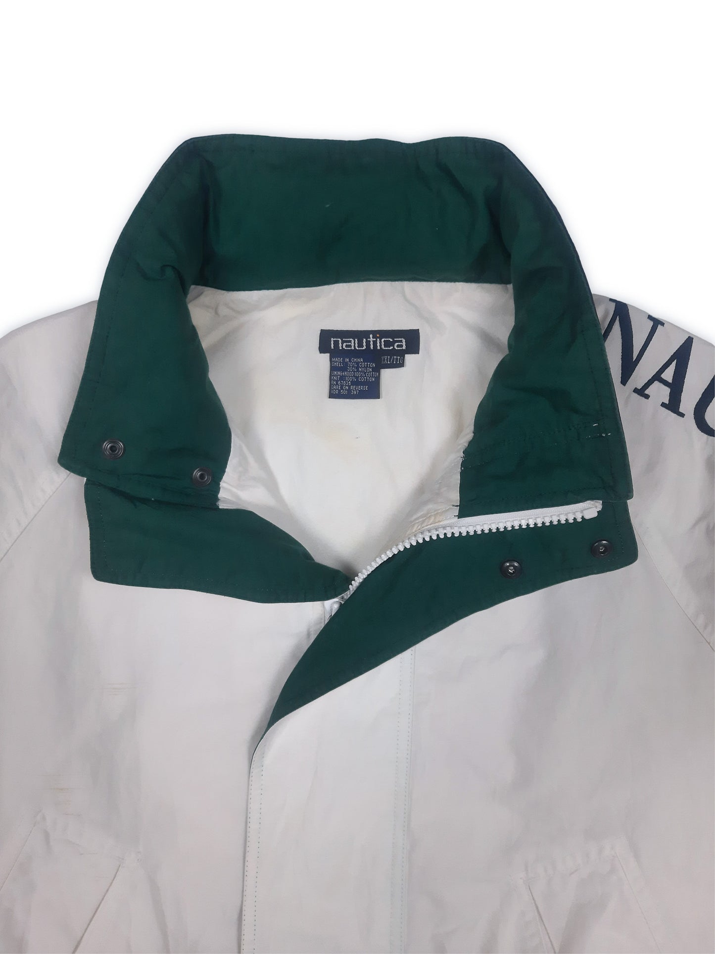 Vintage 90s Nautica Challenge J-Class Sailing Jacket (2XL)